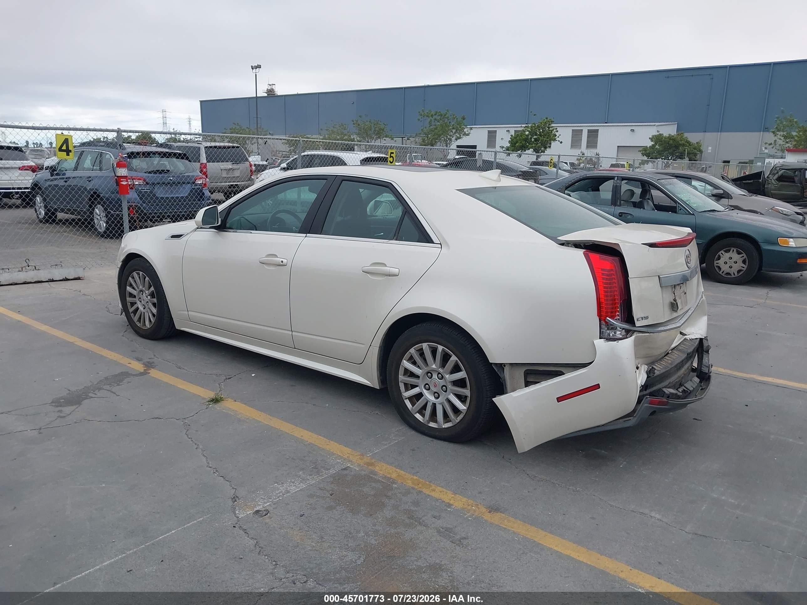 2013 Cadillac Cts Luxury Белый vin: 1G6DF5E59D0108272
