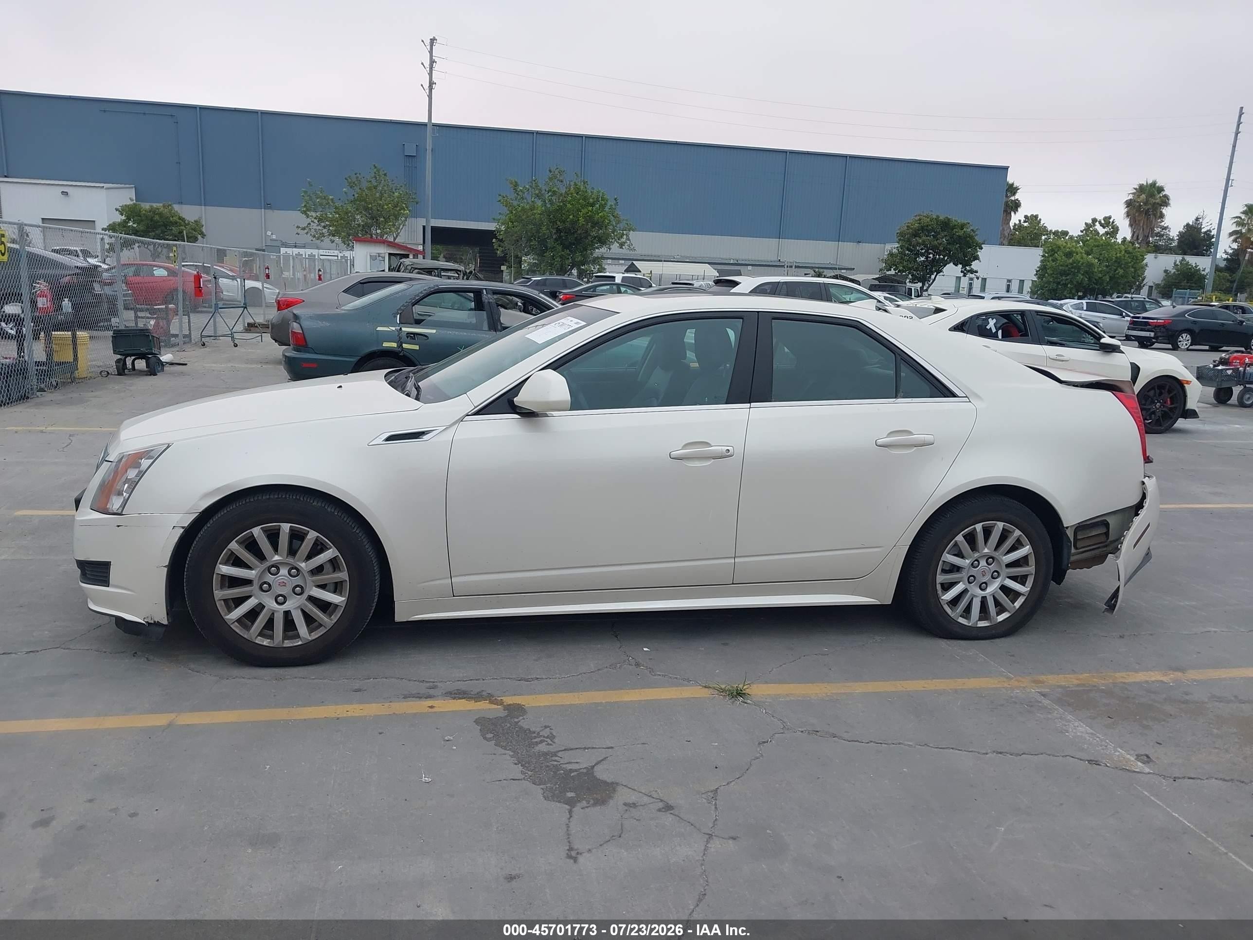 2013 Cadillac Cts Luxury Белый vin: 1G6DF5E59D0108272