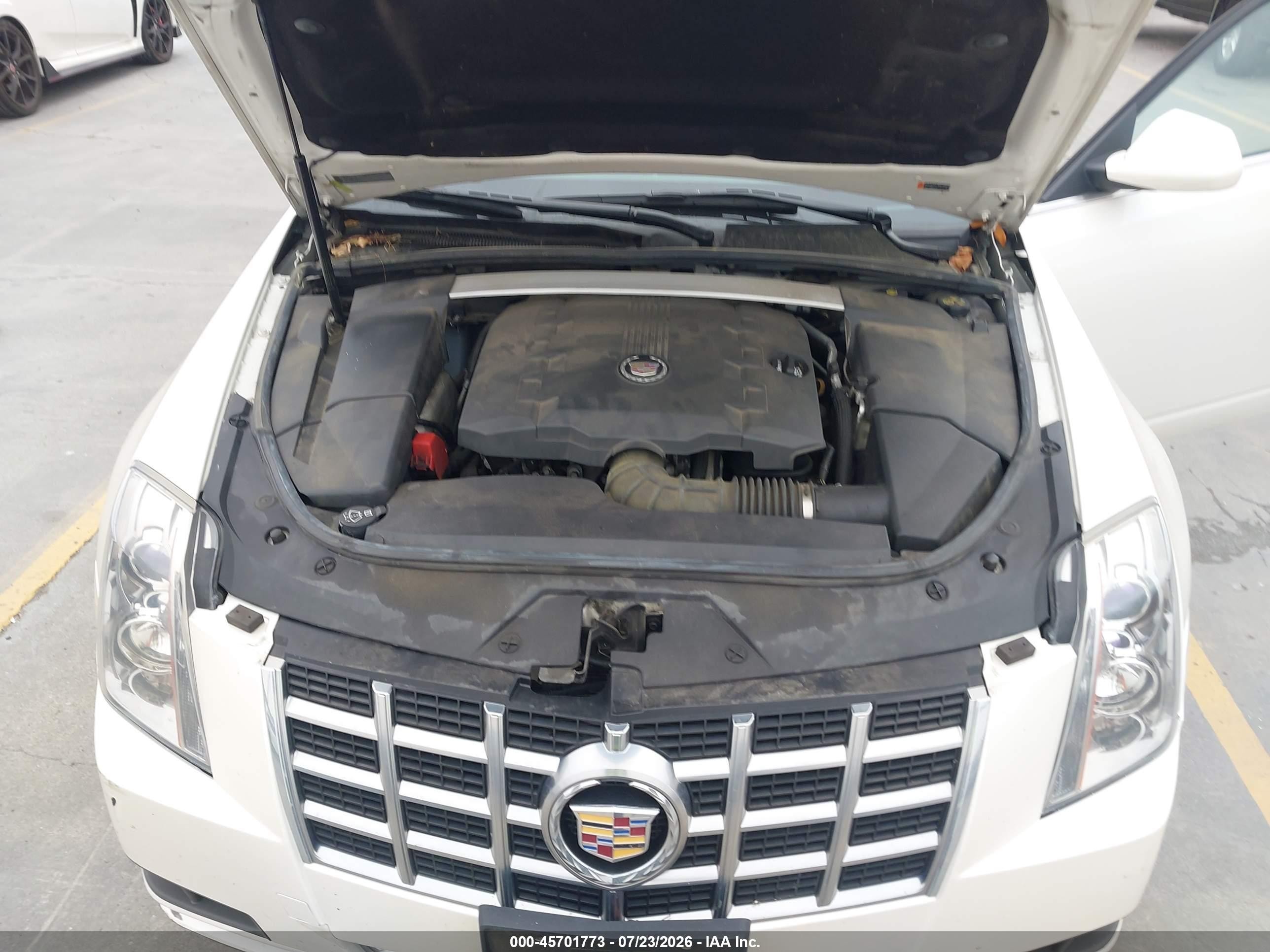 2013 Cadillac Cts Luxury Белый vin: 1G6DF5E59D0108272
