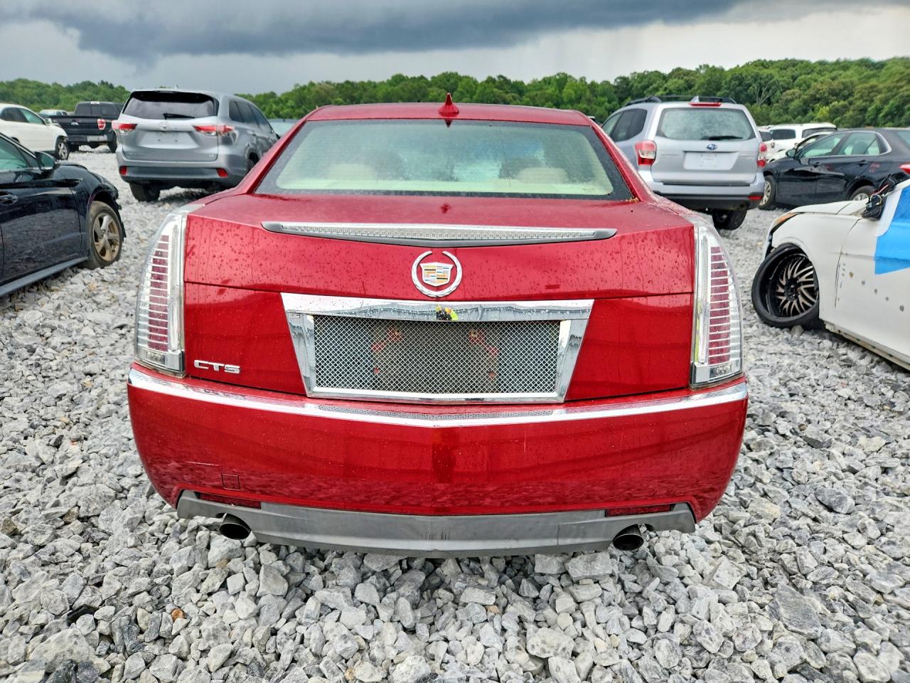 2010 Cadillac Cts Luxury Collection Red vin: 1G6DF5EG0A0130660