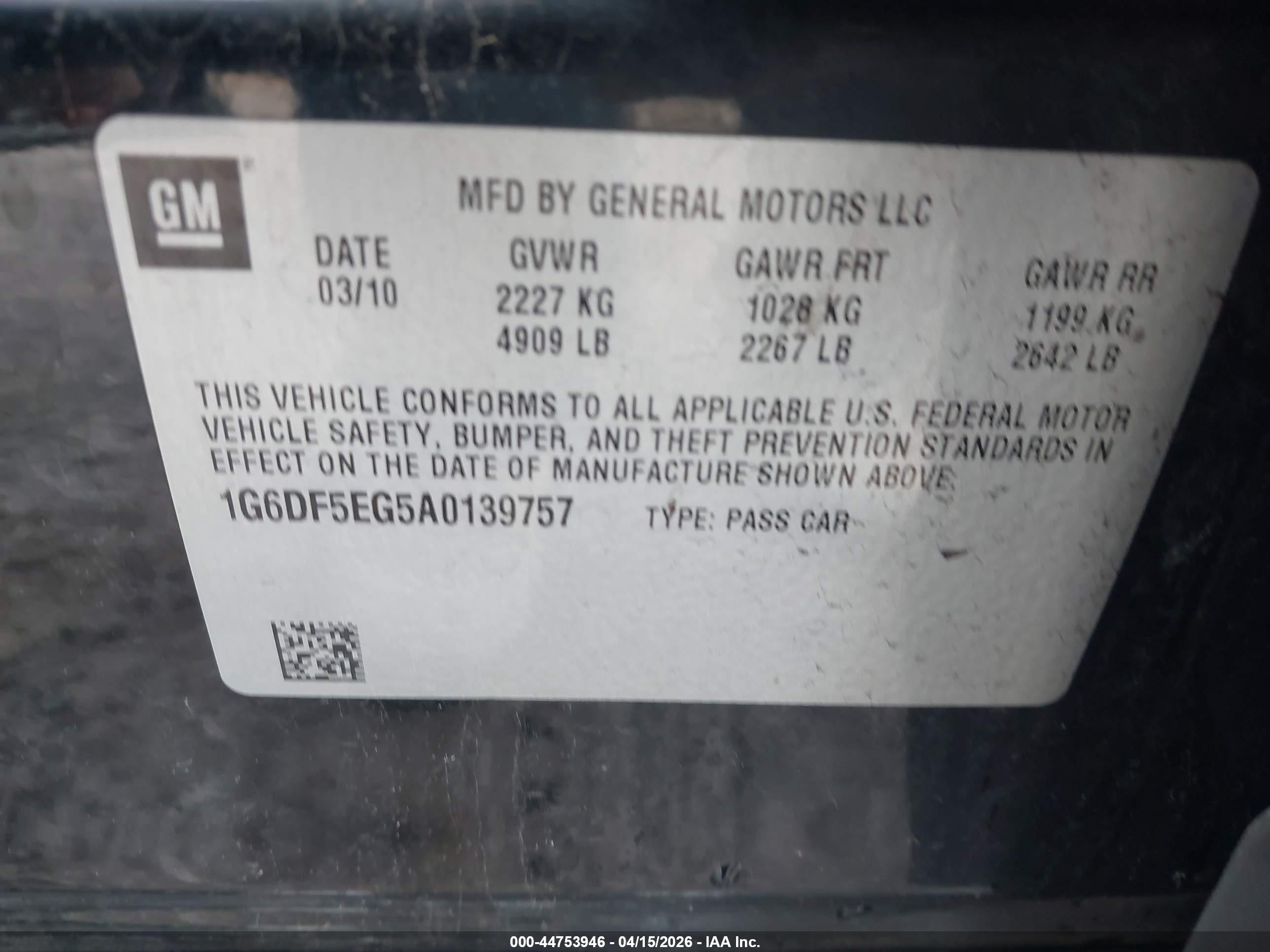2010 Cadillac Cts Luxury Black vin: 1G6DF5EG5A0139757