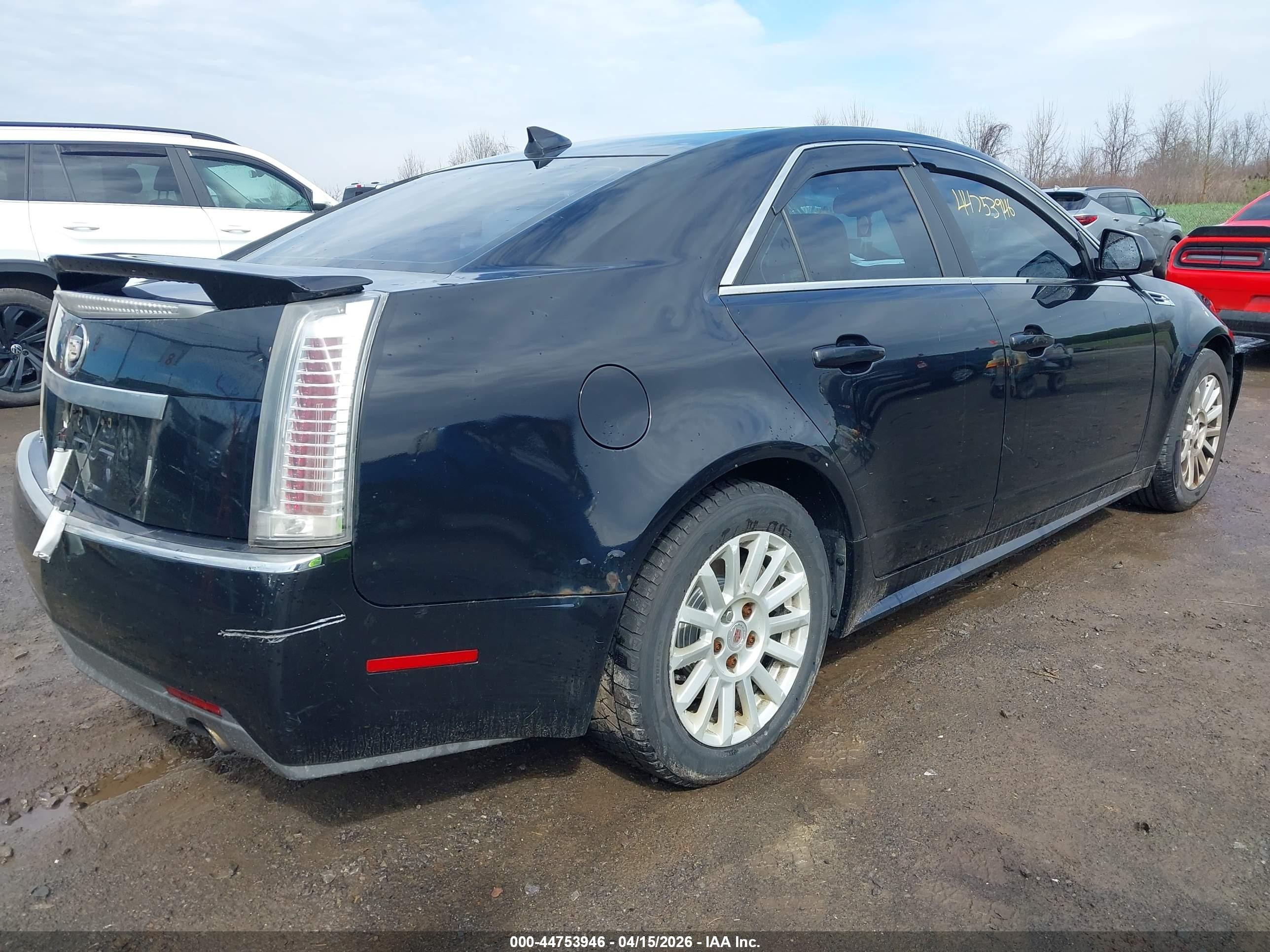 2010 Cadillac Cts Luxury Black vin: 1G6DF5EG5A0139757