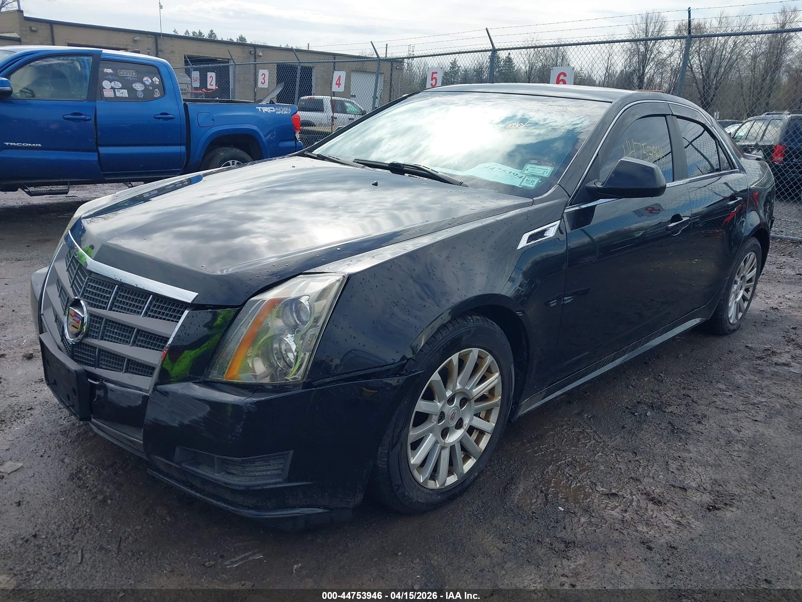 2010 Cadillac Cts Luxury Black vin: 1G6DF5EG5A0139757