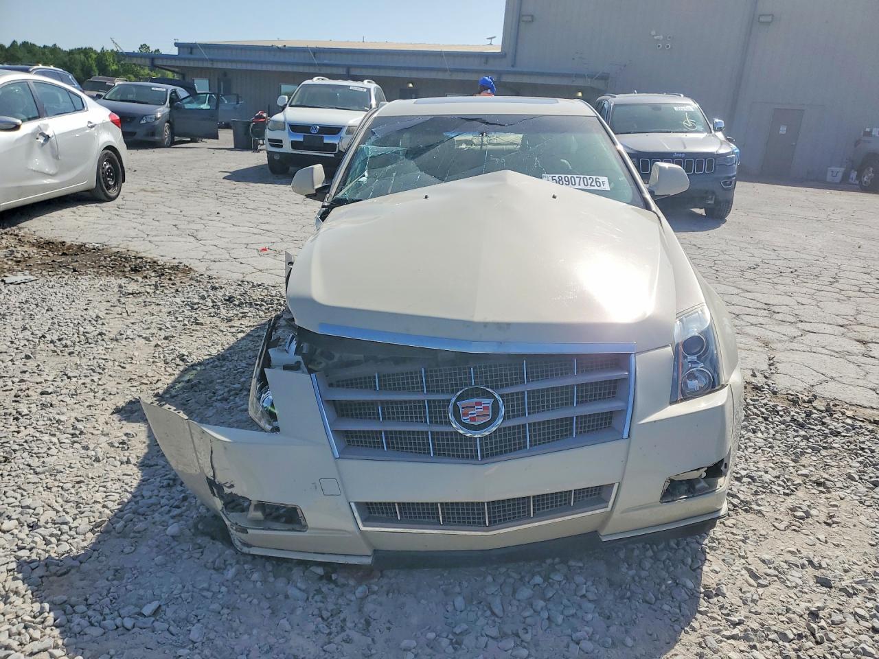 2010 Cadillac Cts Luxury Collection Cream vin: 1G6DF5EG8A0104548