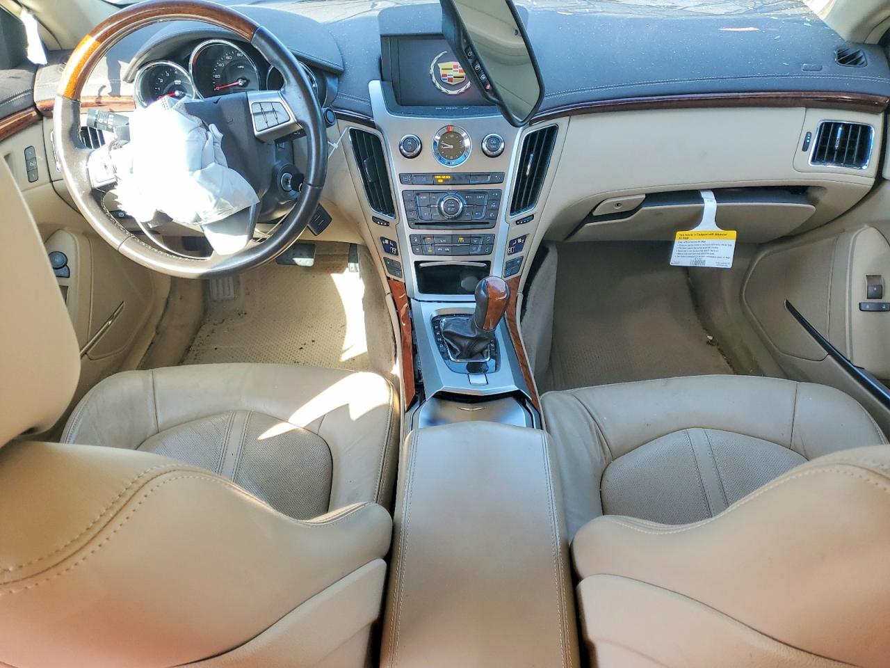 2010 Cadillac Cts Luxury Collection Cream vin: 1G6DF5EG8A0104548