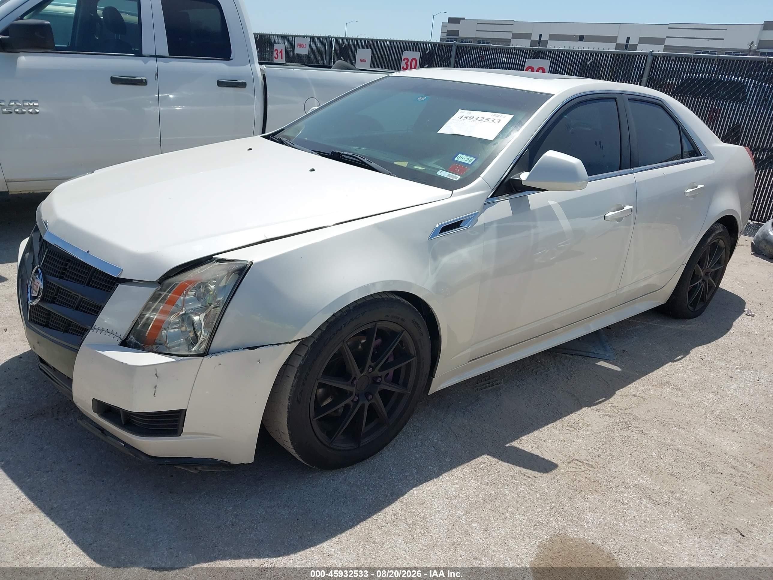 2011 Cadillac Cts Luxury White vin: 1G6DF5EY5B0139008