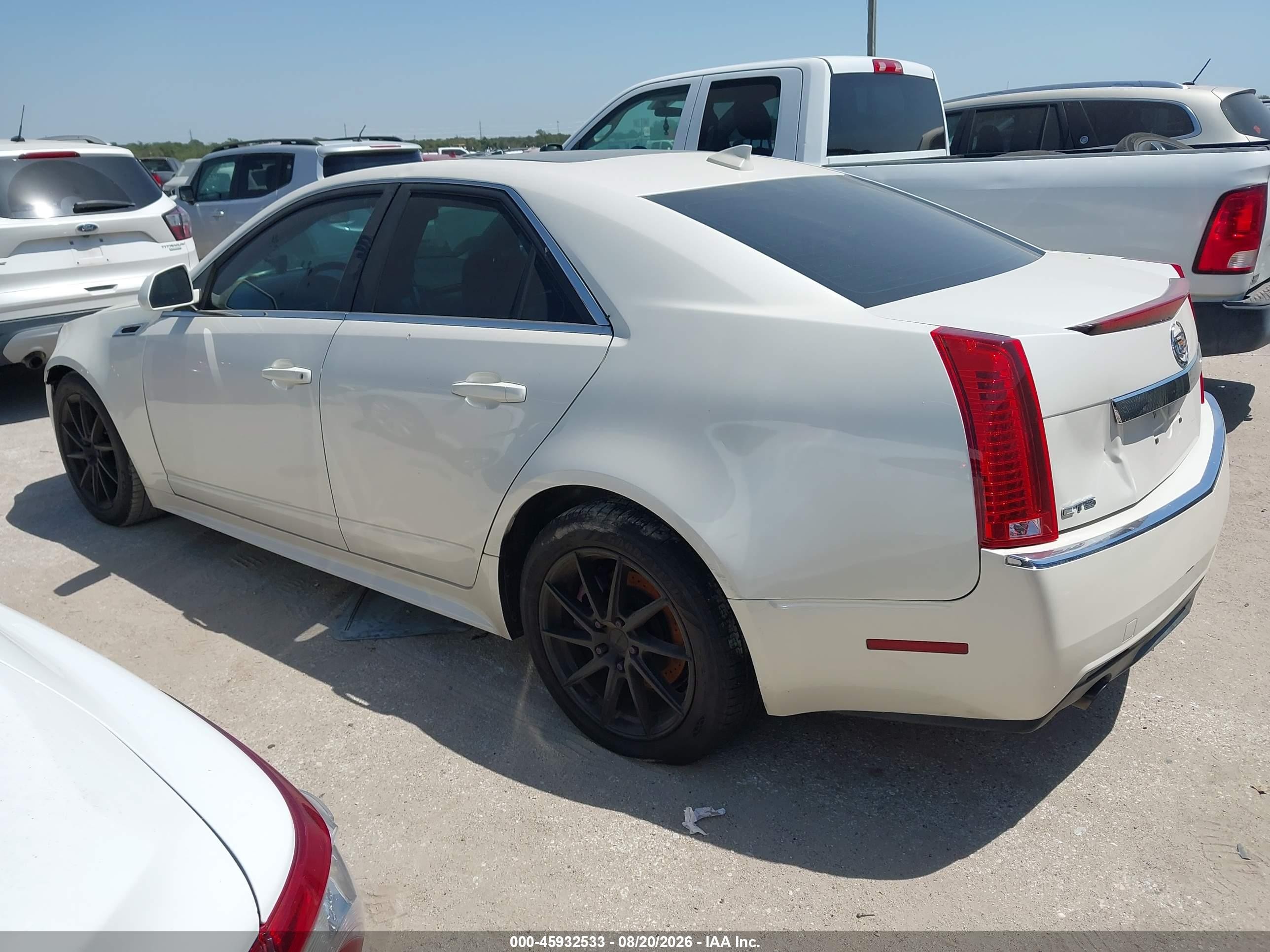 2011 Cadillac Cts Luxury White vin: 1G6DF5EY5B0139008