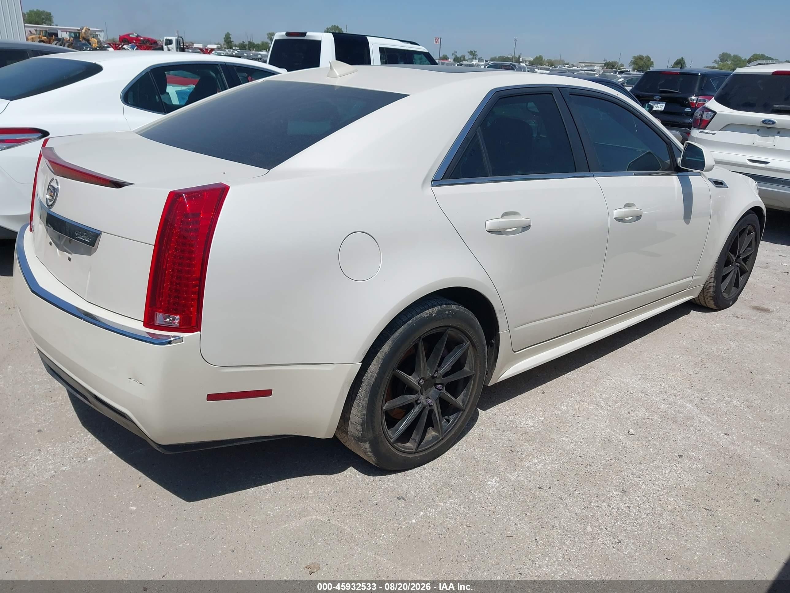 2011 Cadillac Cts Luxury White vin: 1G6DF5EY5B0139008