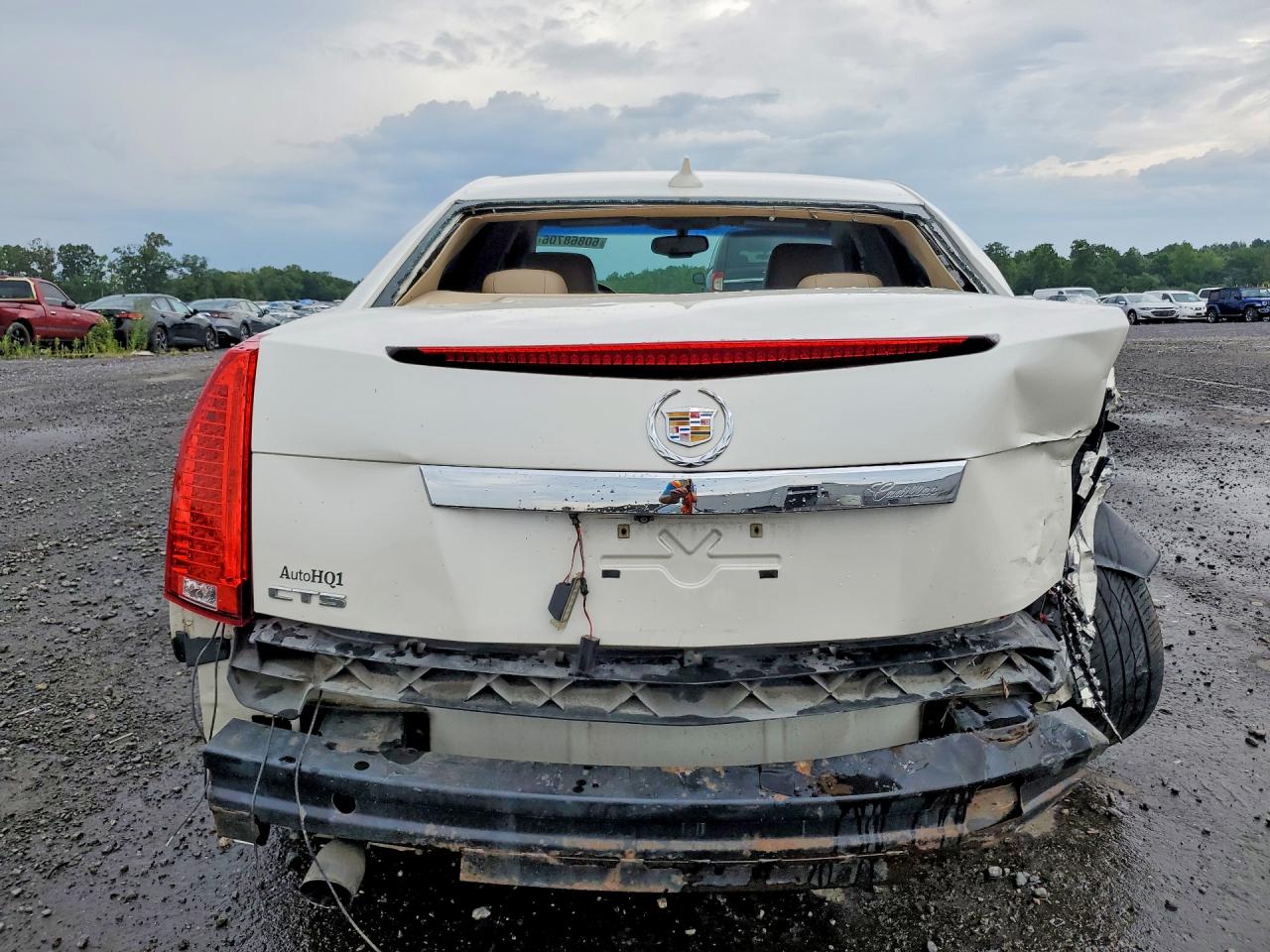 2011 Cadillac Cts Luxury Collection Белый vin: 1G6DF5EY7B0143349