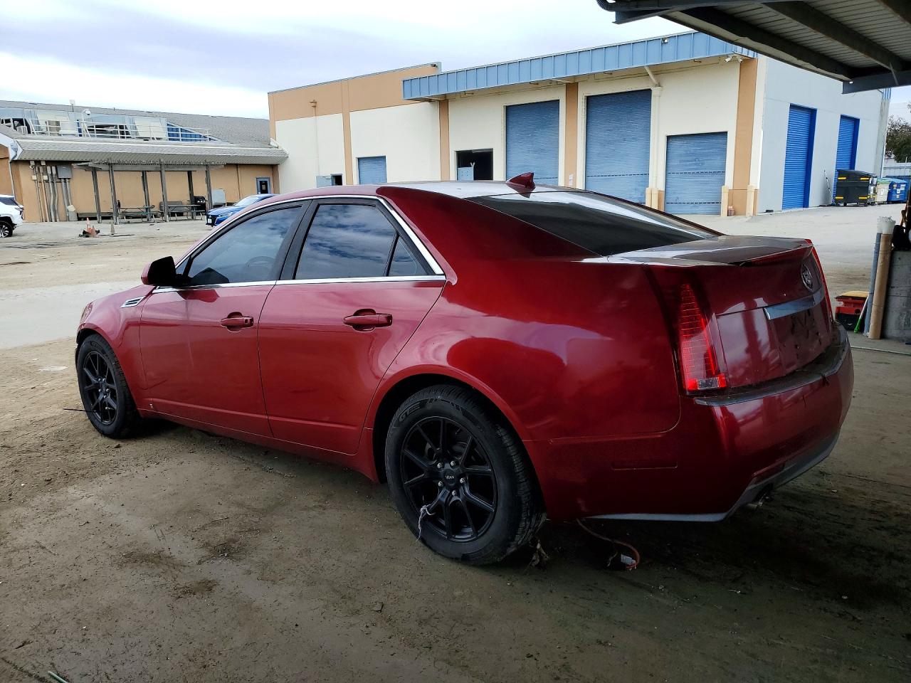 2009 Cadillac Cts Red vin: 1G6DG577090116666