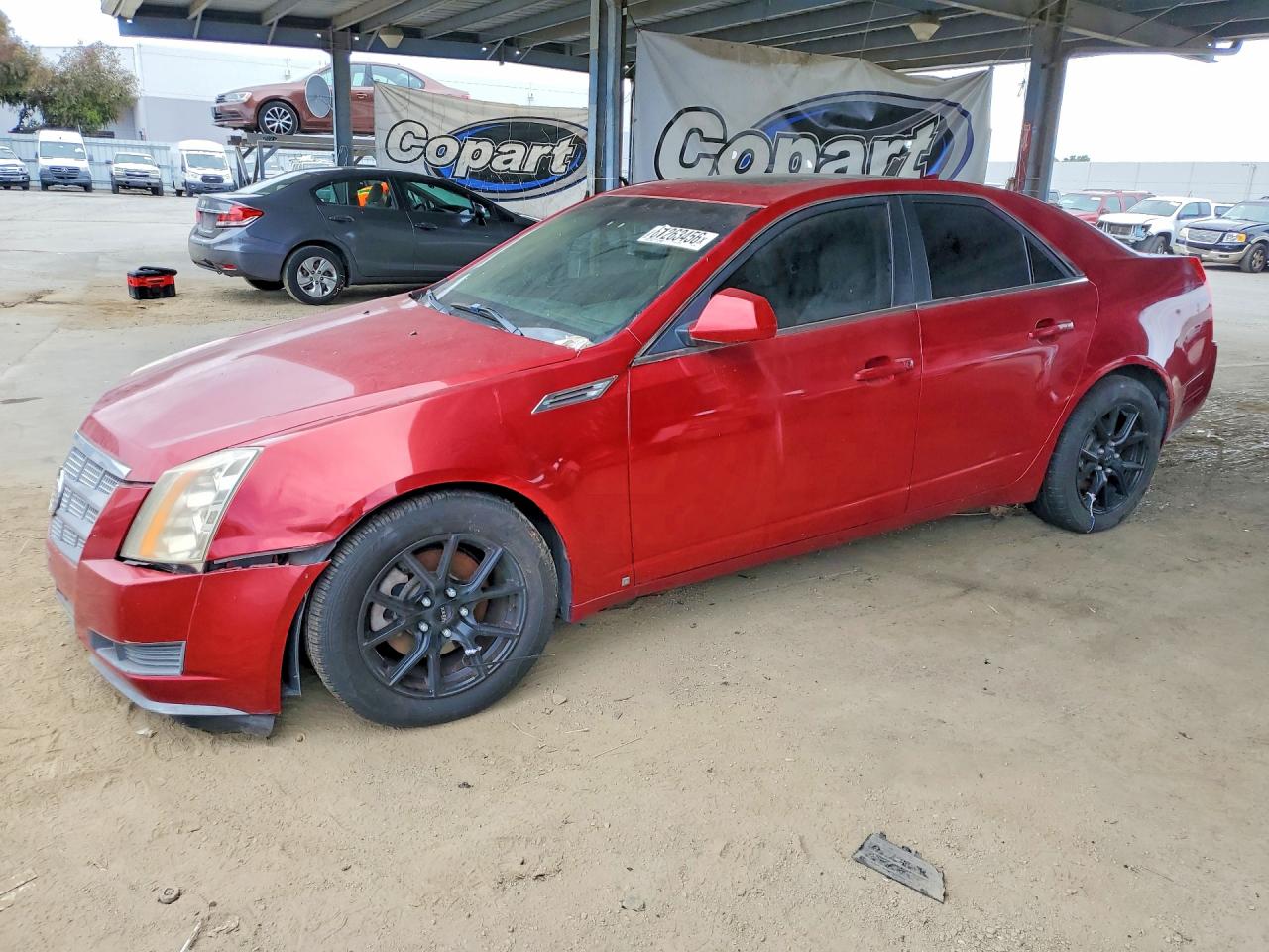 2009 Cadillac Cts Red vin: 1G6DG577090116666