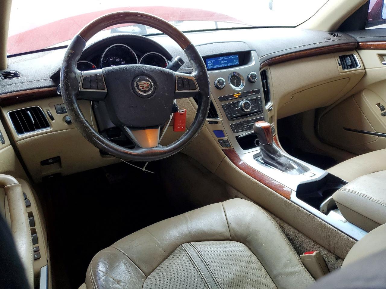 2009 Cadillac Cts Red vin: 1G6DG577090116666