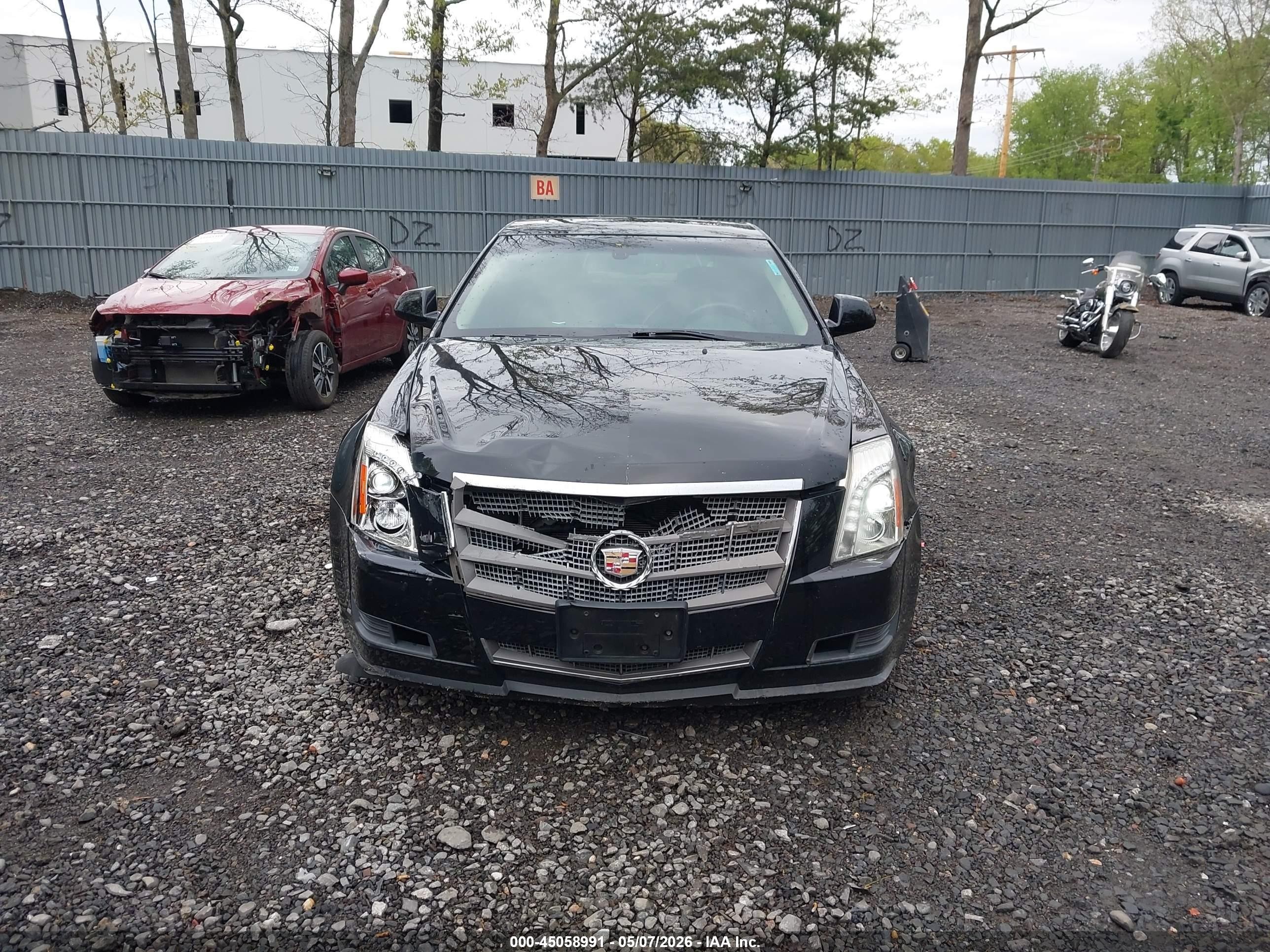 2009 Cadillac Cts Standard Black vin: 1G6DG577090132155
