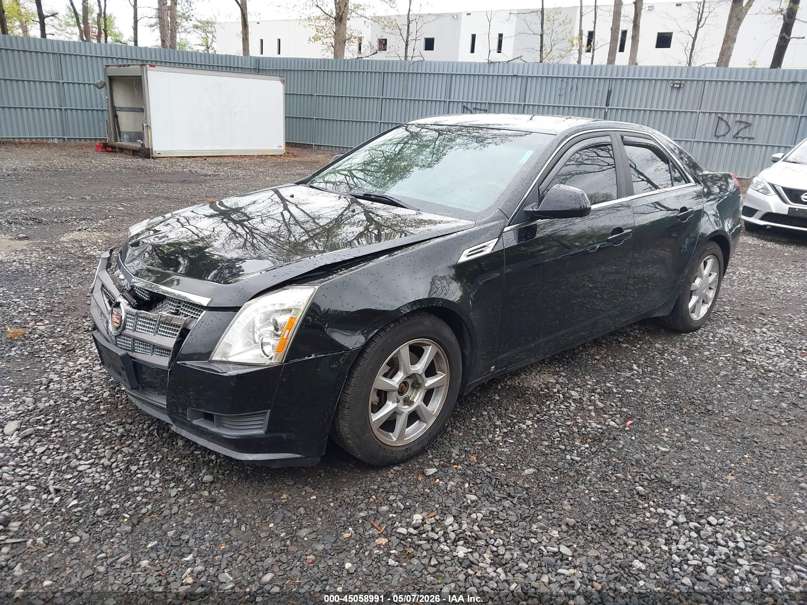 2009 Cadillac Cts Standard Black vin: 1G6DG577090132155