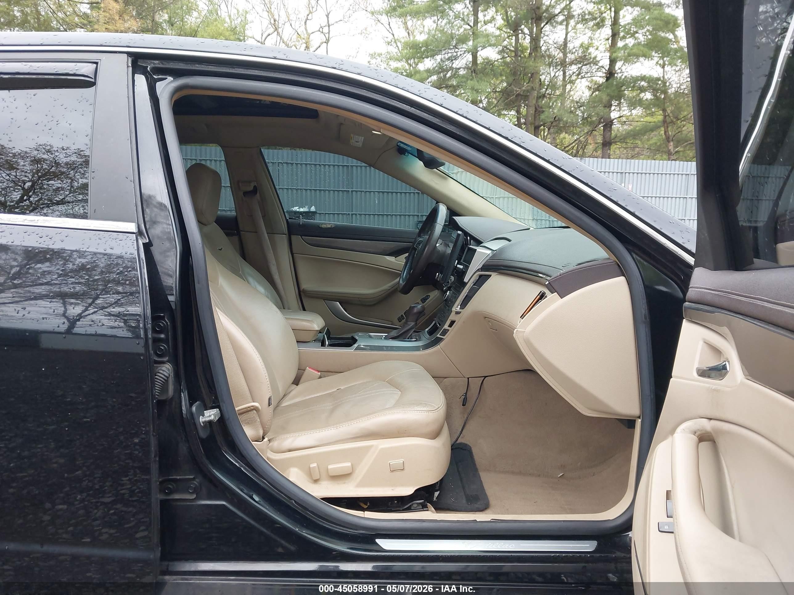 2009 Cadillac Cts Standard Black vin: 1G6DG577090132155