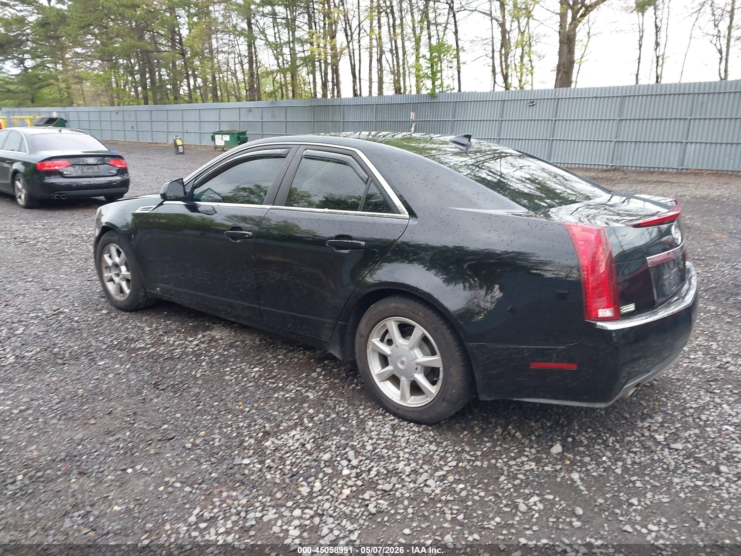 2009 Cadillac Cts Standard Black vin: 1G6DG577090132155