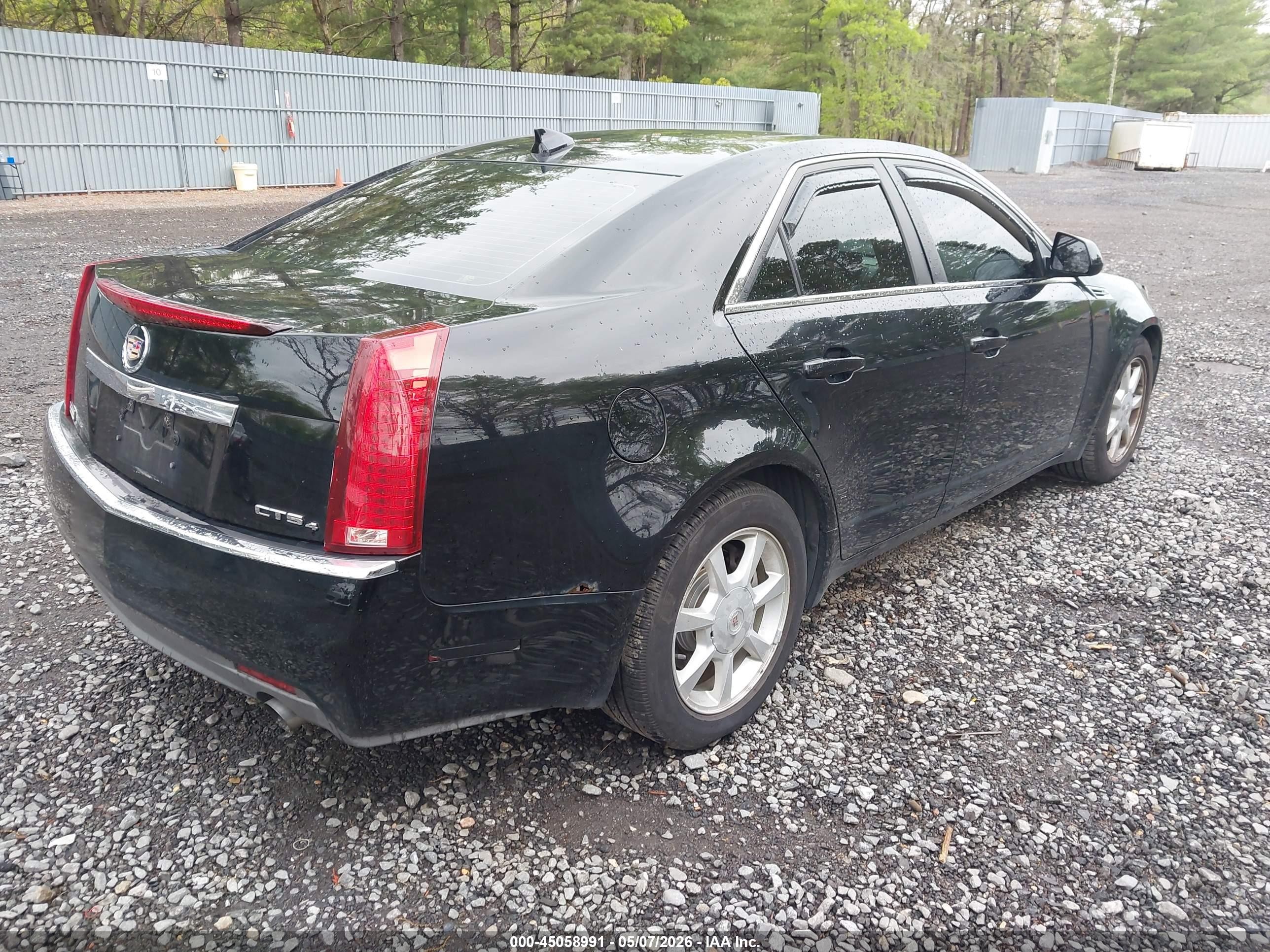 2009 Cadillac Cts Standard Black vin: 1G6DG577090132155