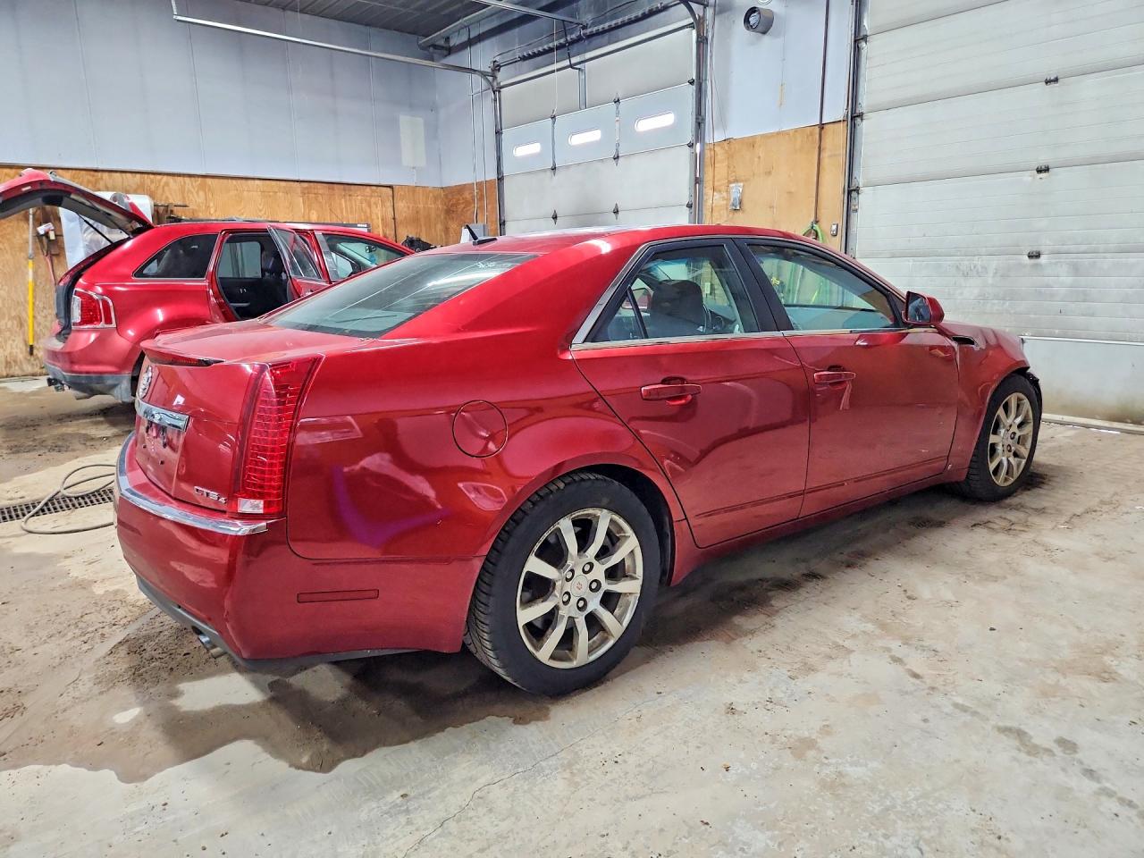2008 Cadillac Cts Red vin: 1G6DG577180132812