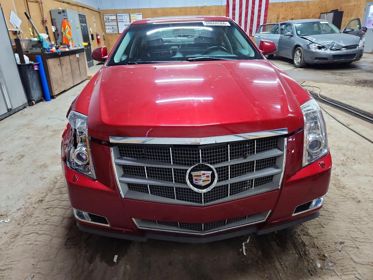 2008 Cadillac Cts Red vin: 1G6DG577180132812