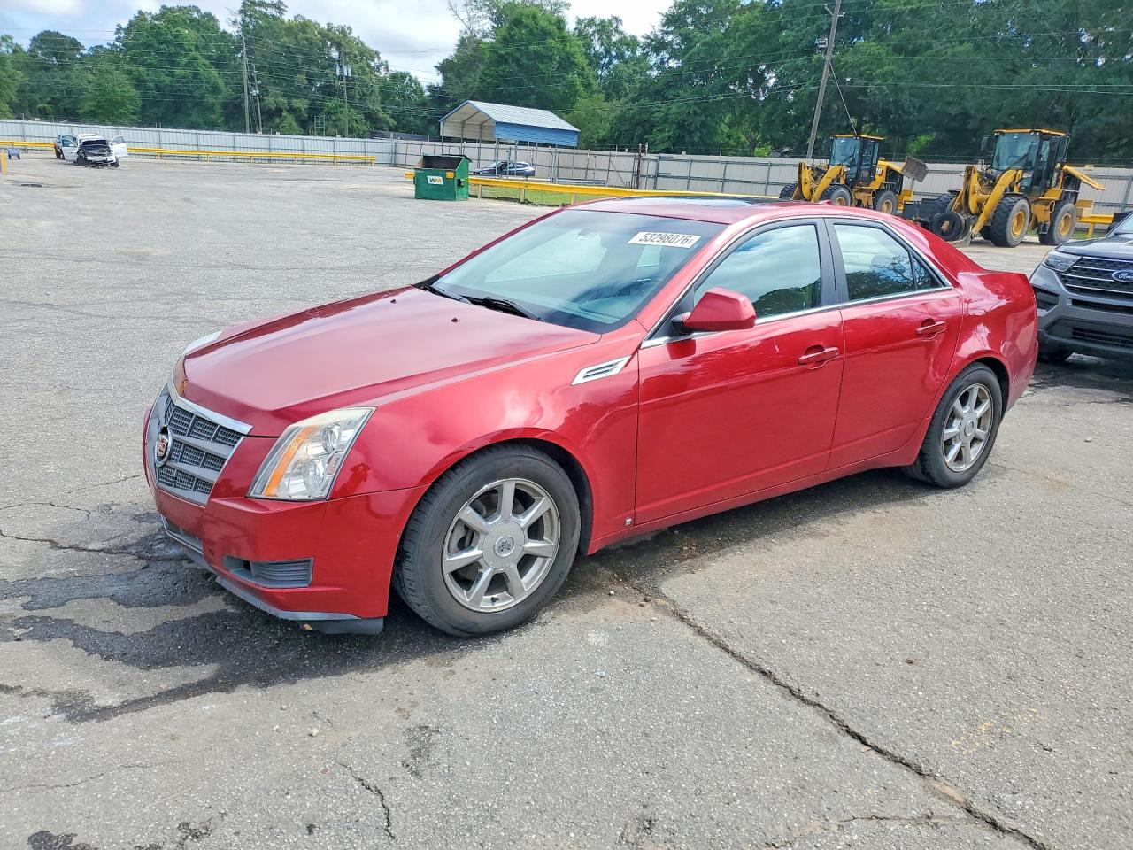 2009 Cadillac Cts Red vin: 1G6DG577190118359