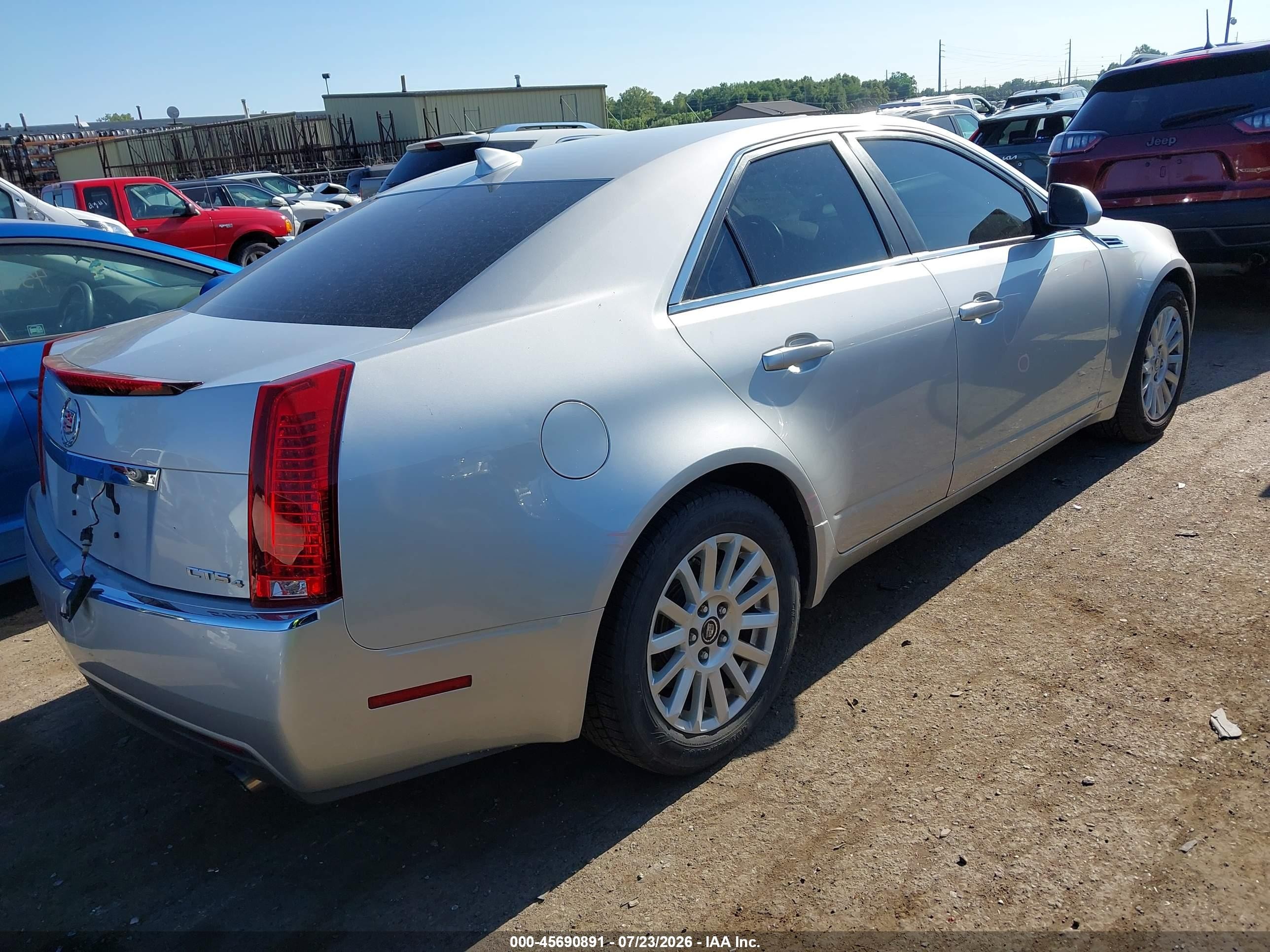 2009 Cadillac Cts Awd W/1sa Silver vin: 1G6DG577190155007