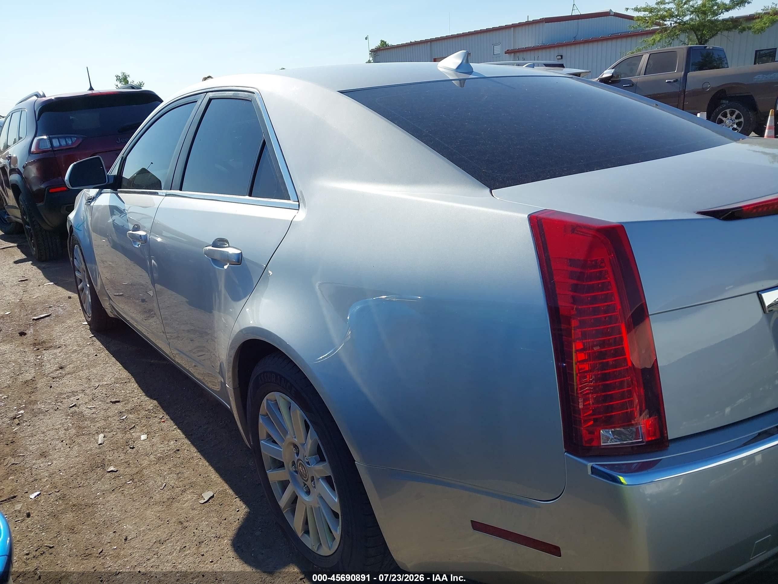 2009 Cadillac Cts Awd W/1sa Silver vin: 1G6DG577190155007