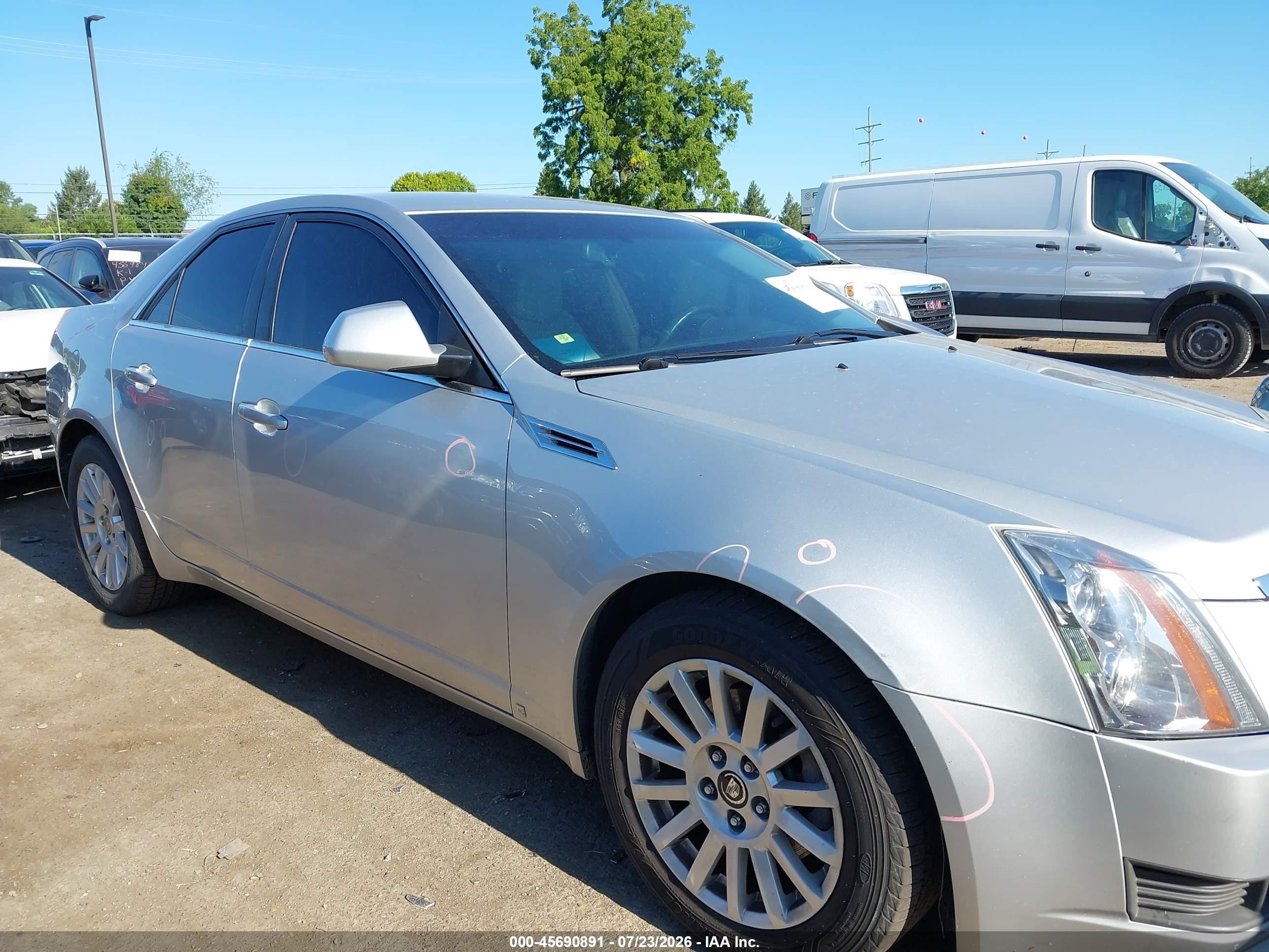 2009 Cadillac Cts Awd W/1sa Silver vin: 1G6DG577190155007