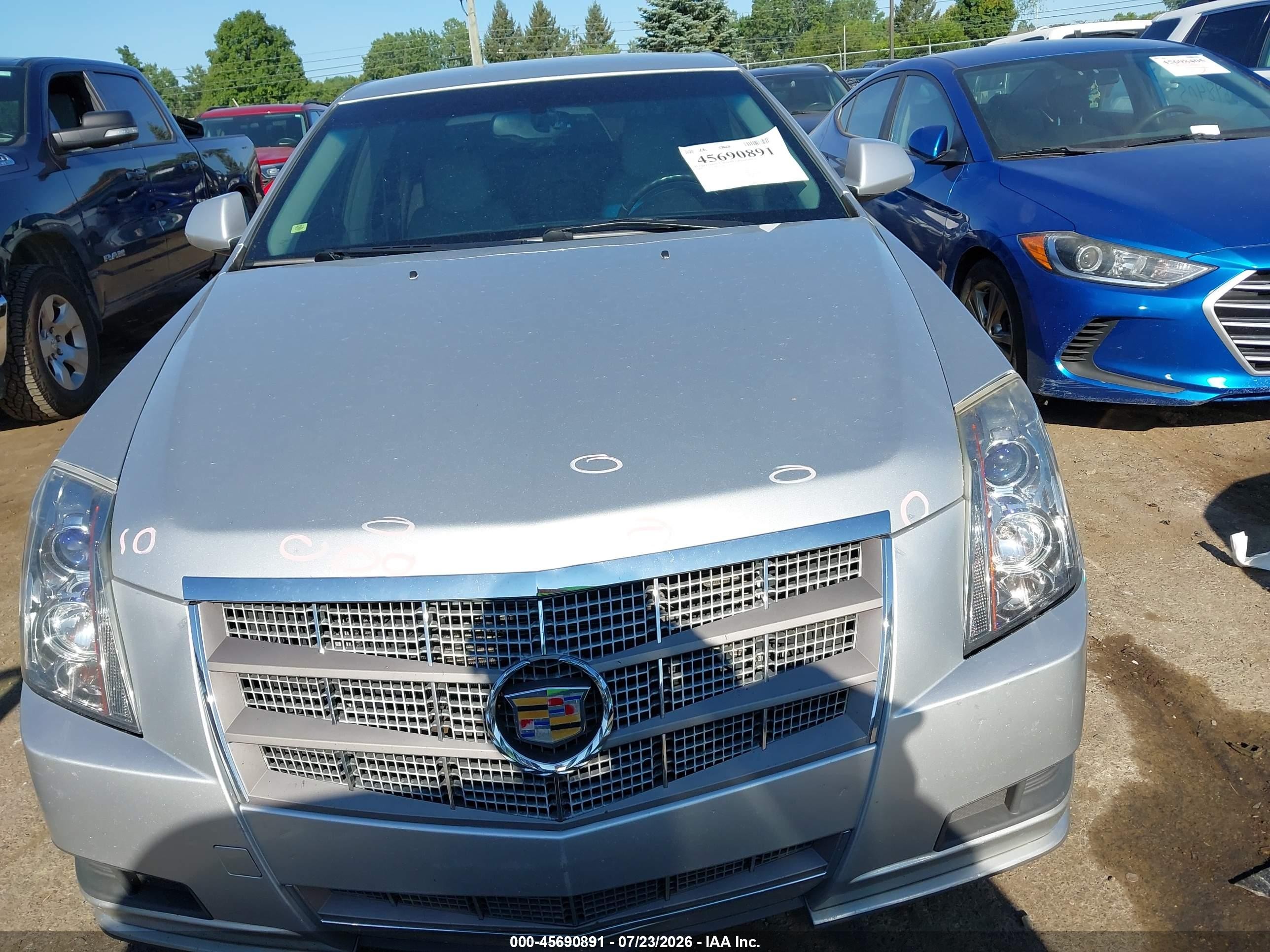 2009 Cadillac Cts Awd W/1sa Silver vin: 1G6DG577190155007