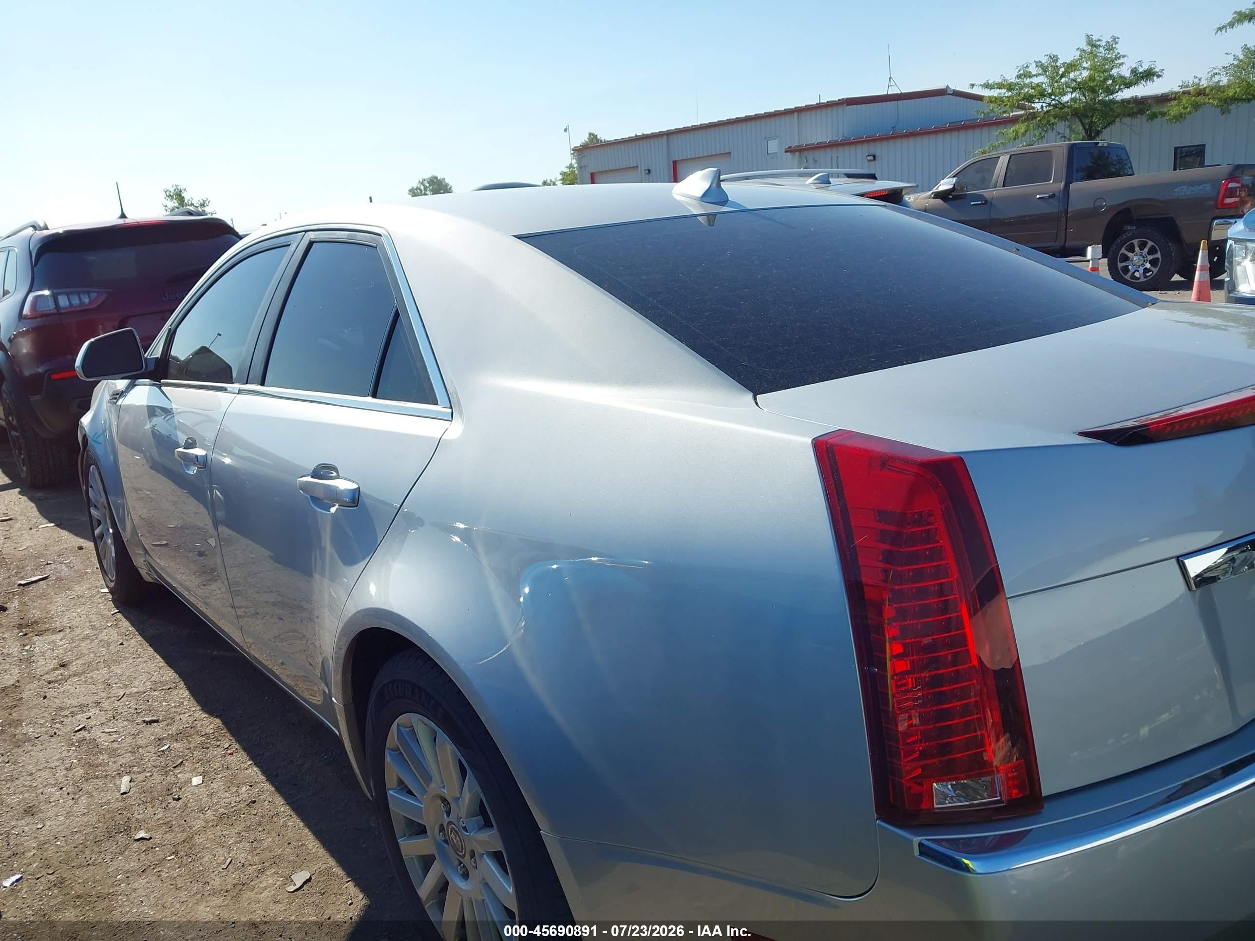 2009 Cadillac Cts Awd W/1sa Silver vin: 1G6DG577190155007