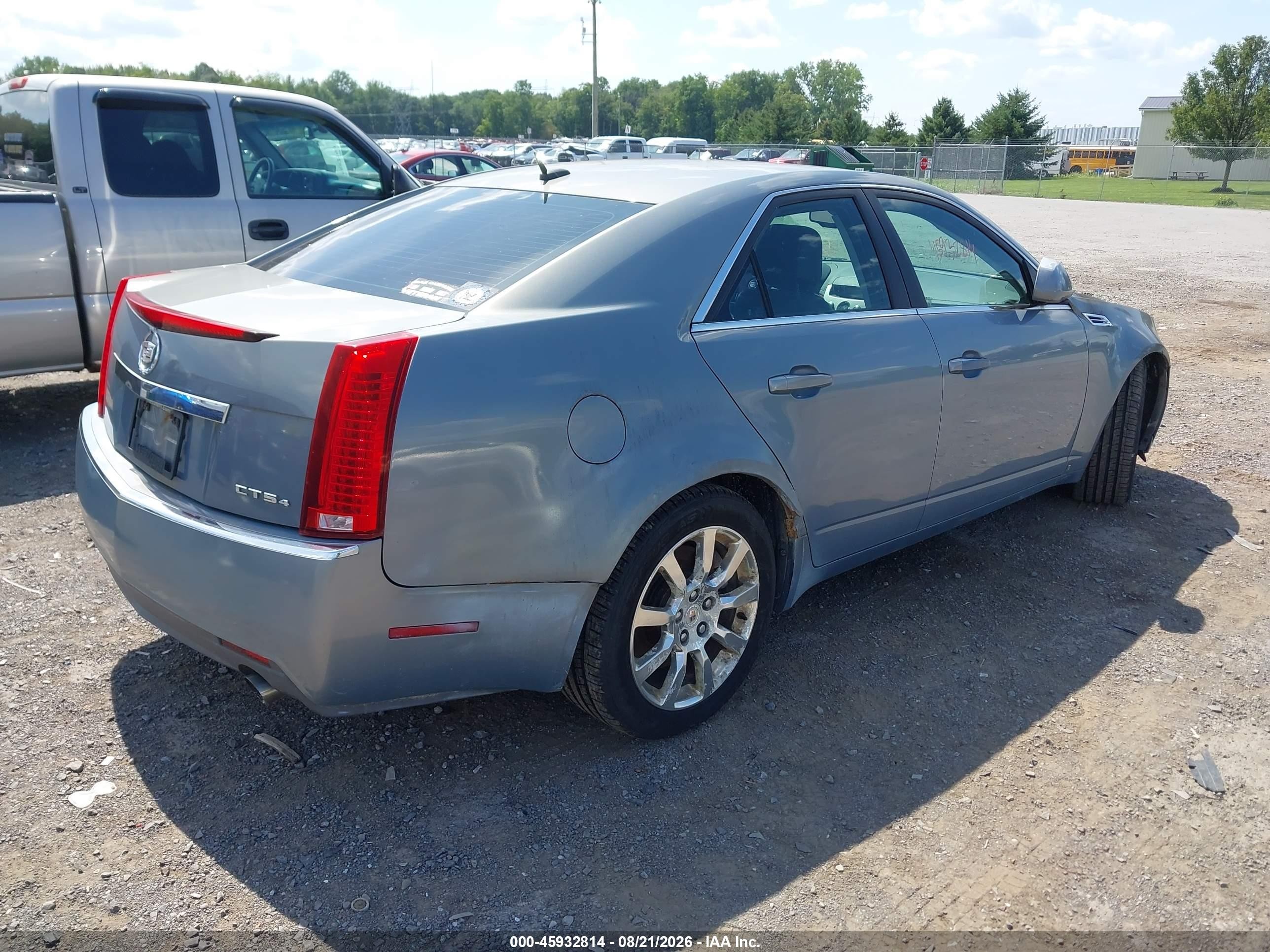 2008 Cadillac Cts Awd W/1sa Light Blue vin: 1G6DG577380155928