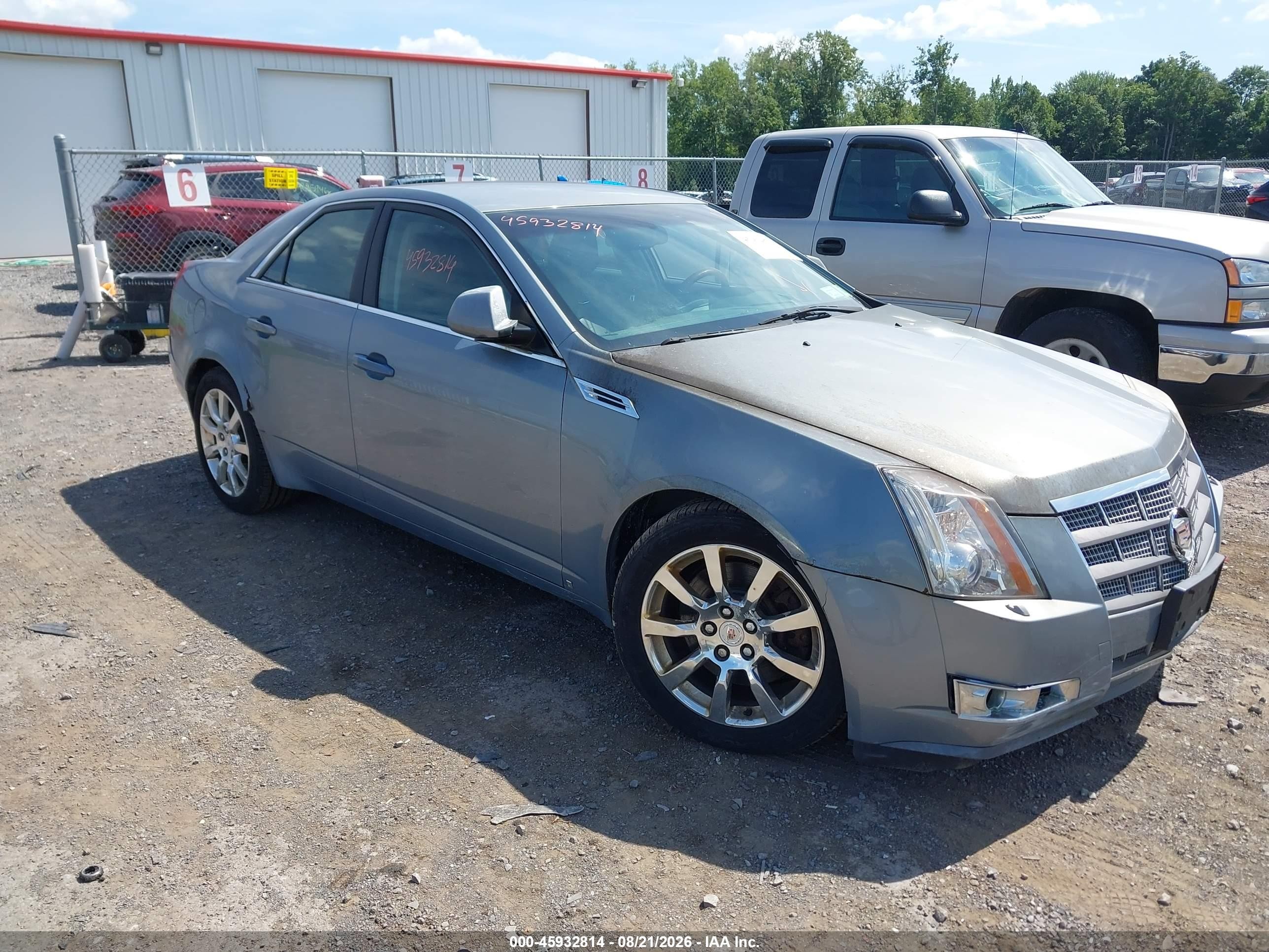 2008 Cadillac Cts Awd W/1sa Light Blue vin: 1G6DG577380155928