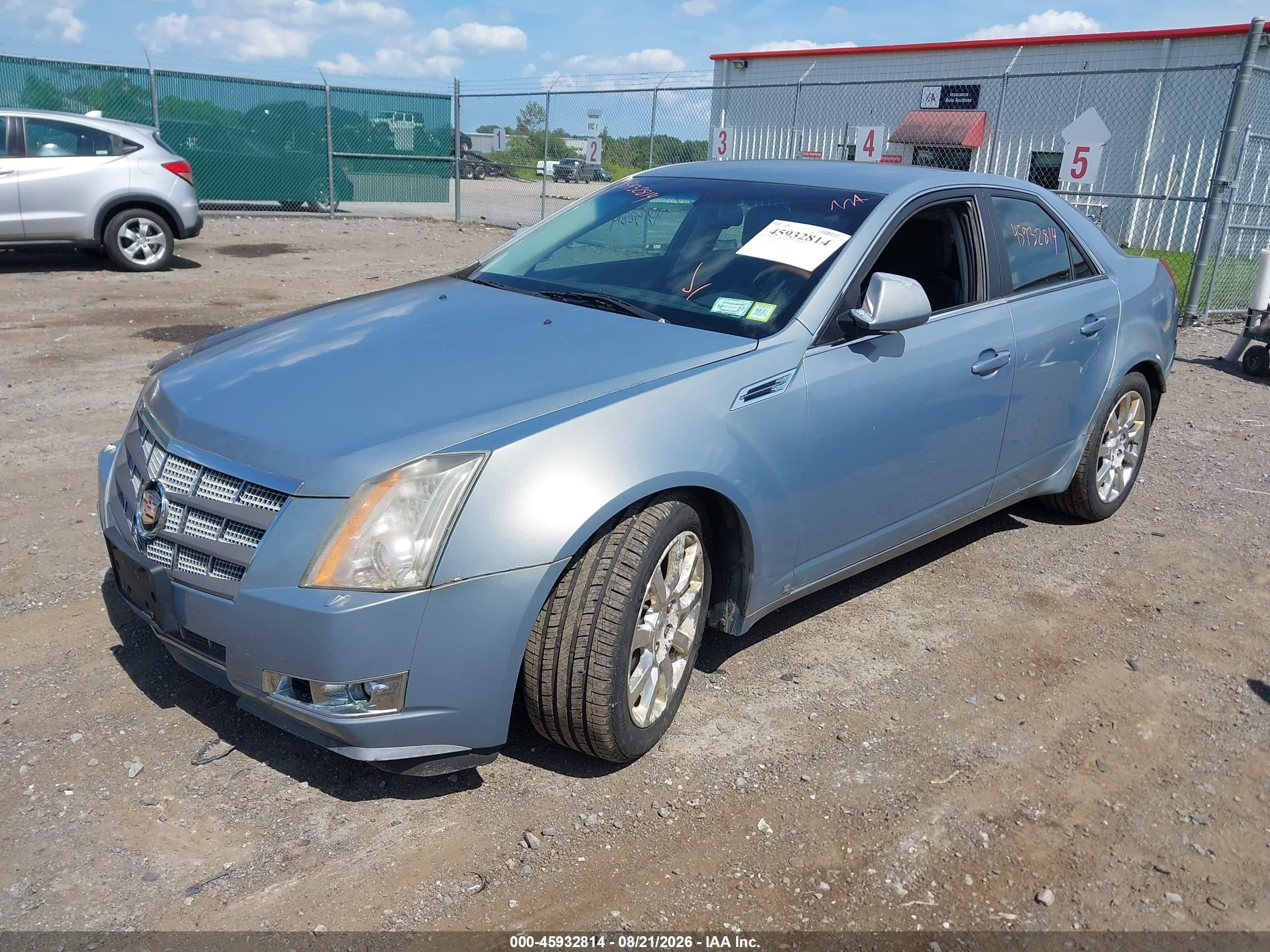 2008 Cadillac Cts Awd W/1sa Light Blue vin: 1G6DG577380155928
