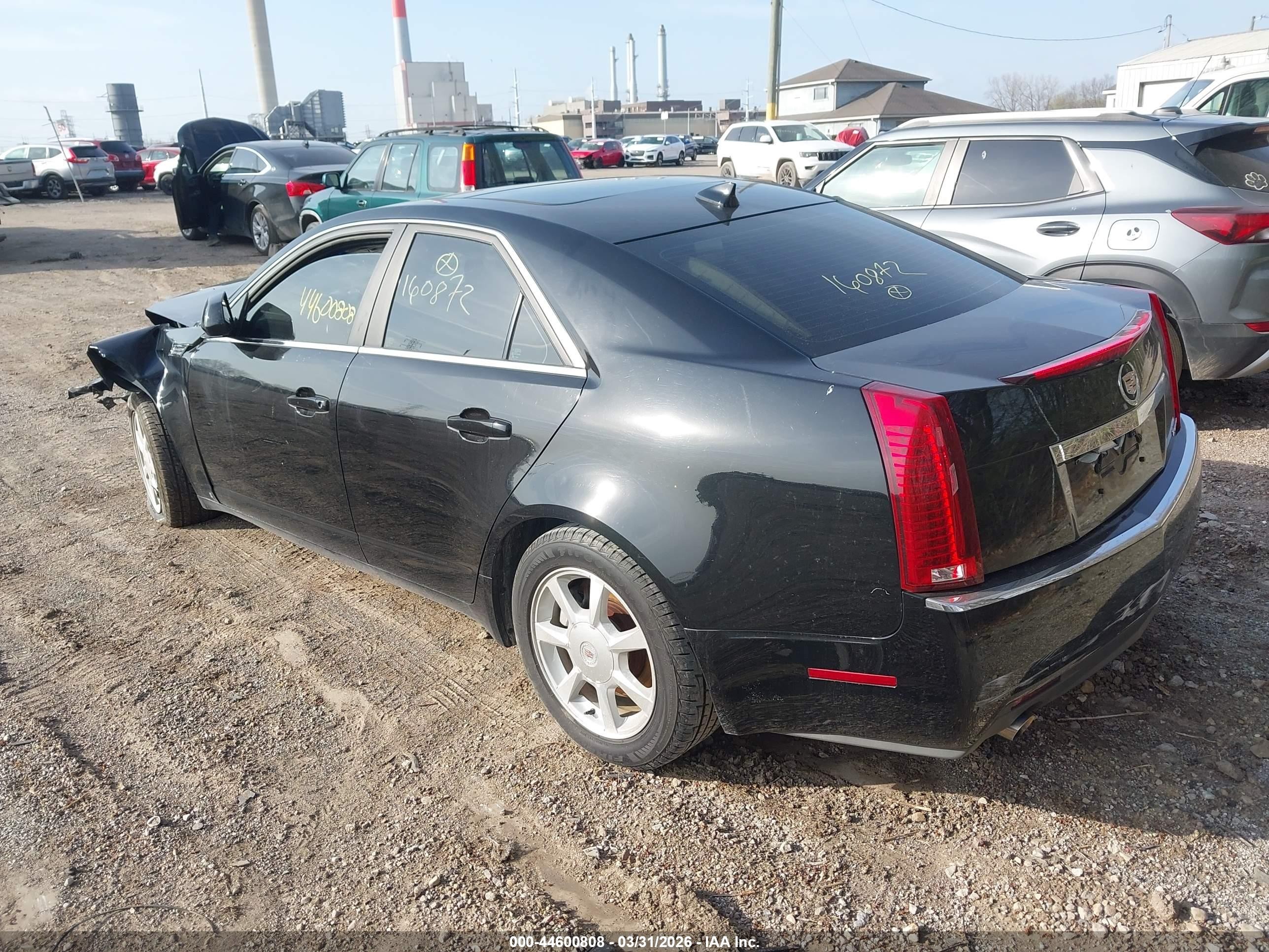 2009 Cadillac Cts Standard Black vin: 1G6DG577390160872