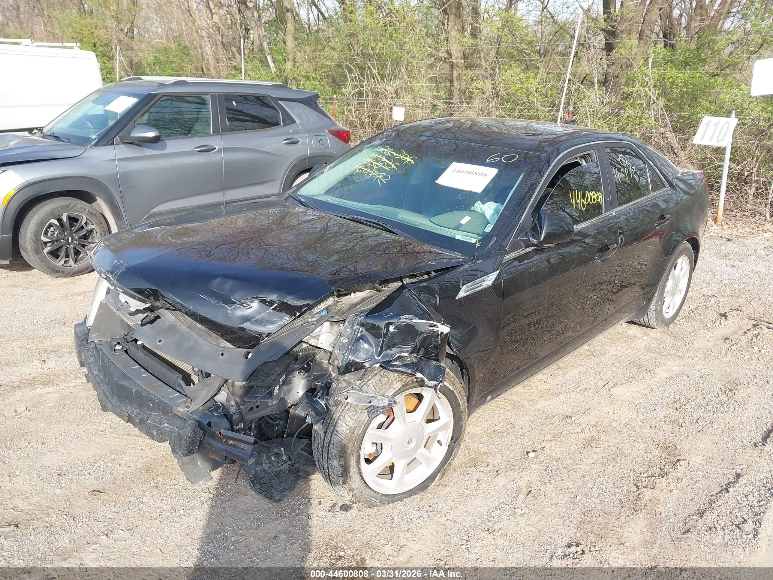 2009 Cadillac Cts Standard Black vin: 1G6DG577390160872