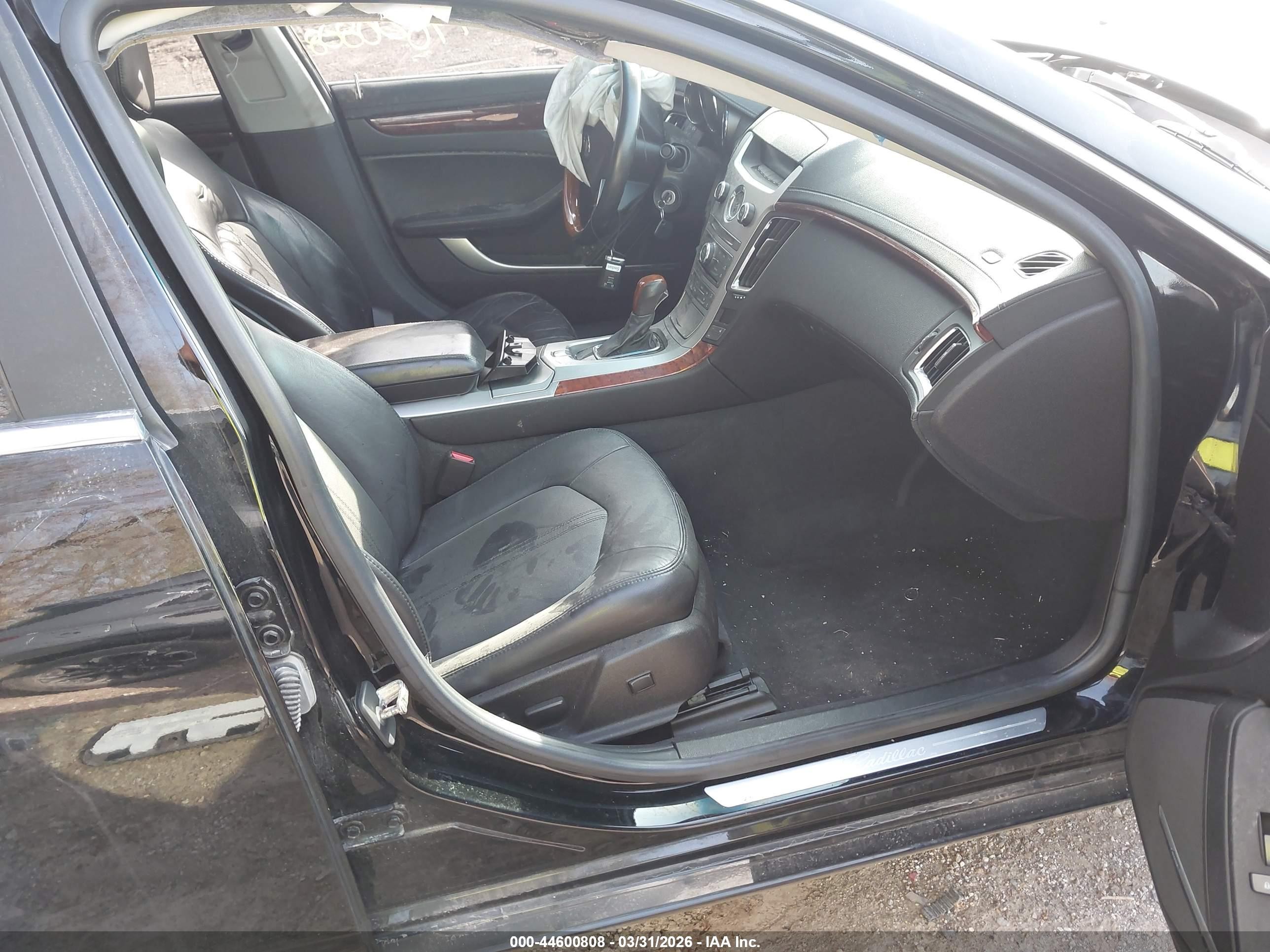 2009 Cadillac Cts Standard Black vin: 1G6DG577390160872