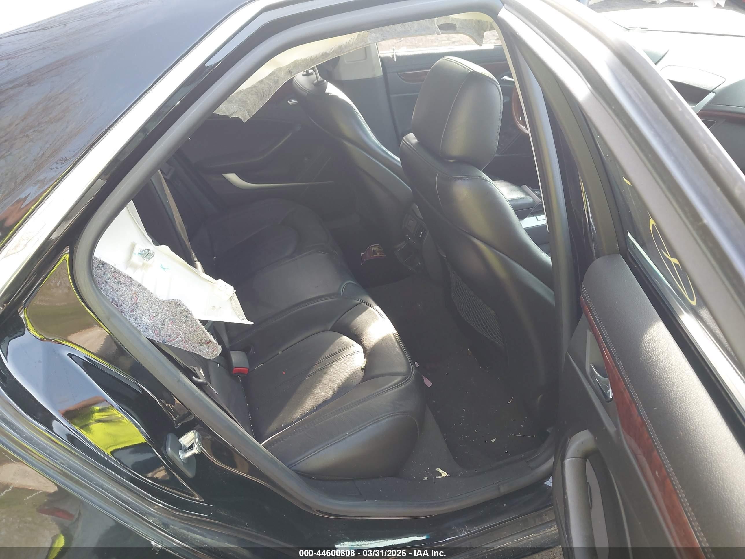 2009 Cadillac Cts Standard Black vin: 1G6DG577390160872