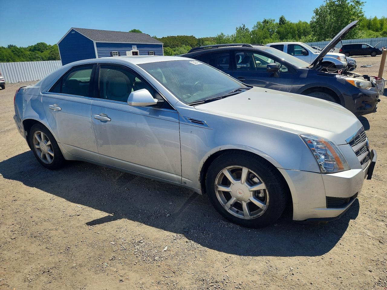 2009 Cadillac Cts Silver vin: 1G6DG577590128036