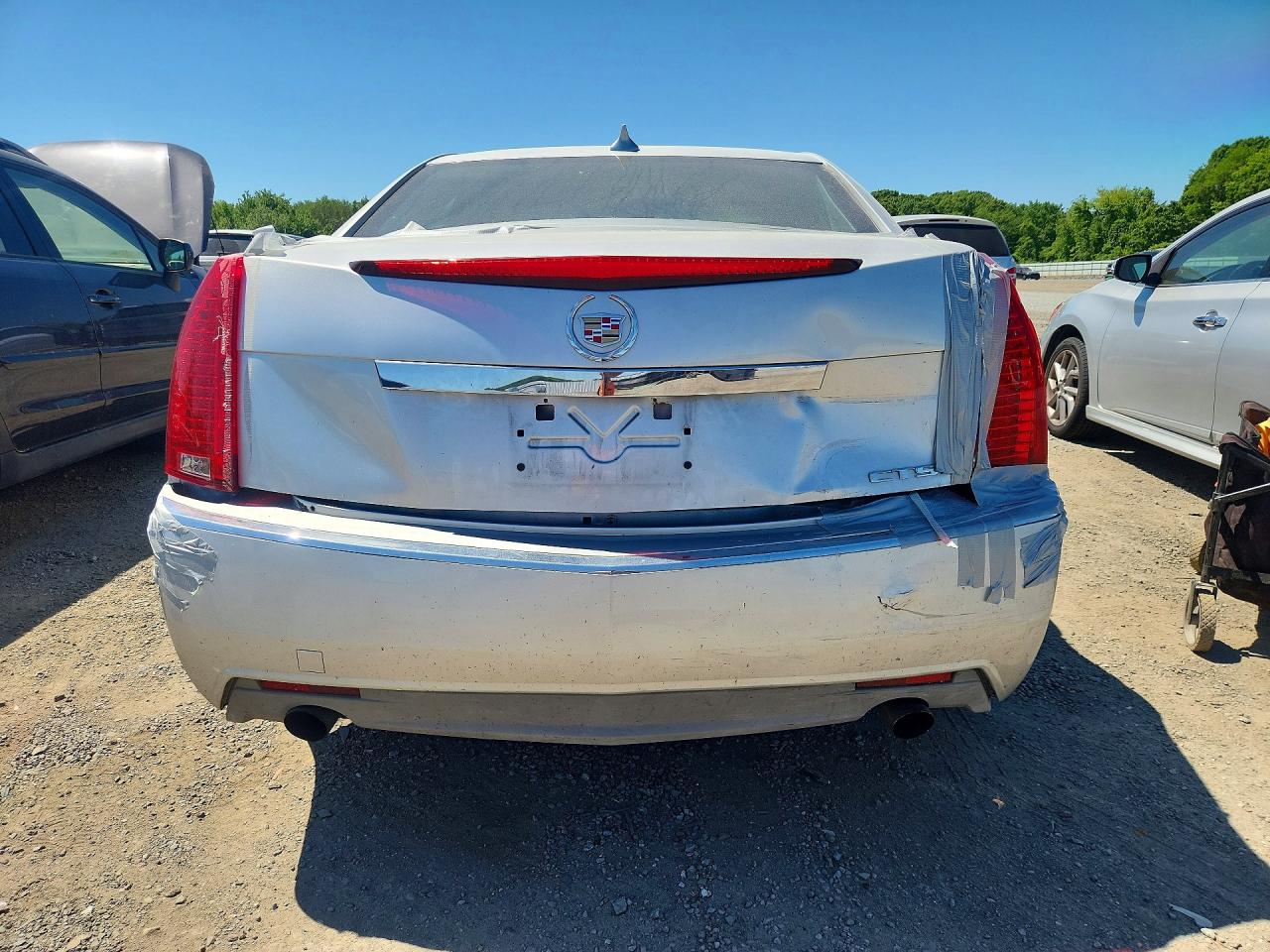 2009 Cadillac Cts Silver vin: 1G6DG577590128036