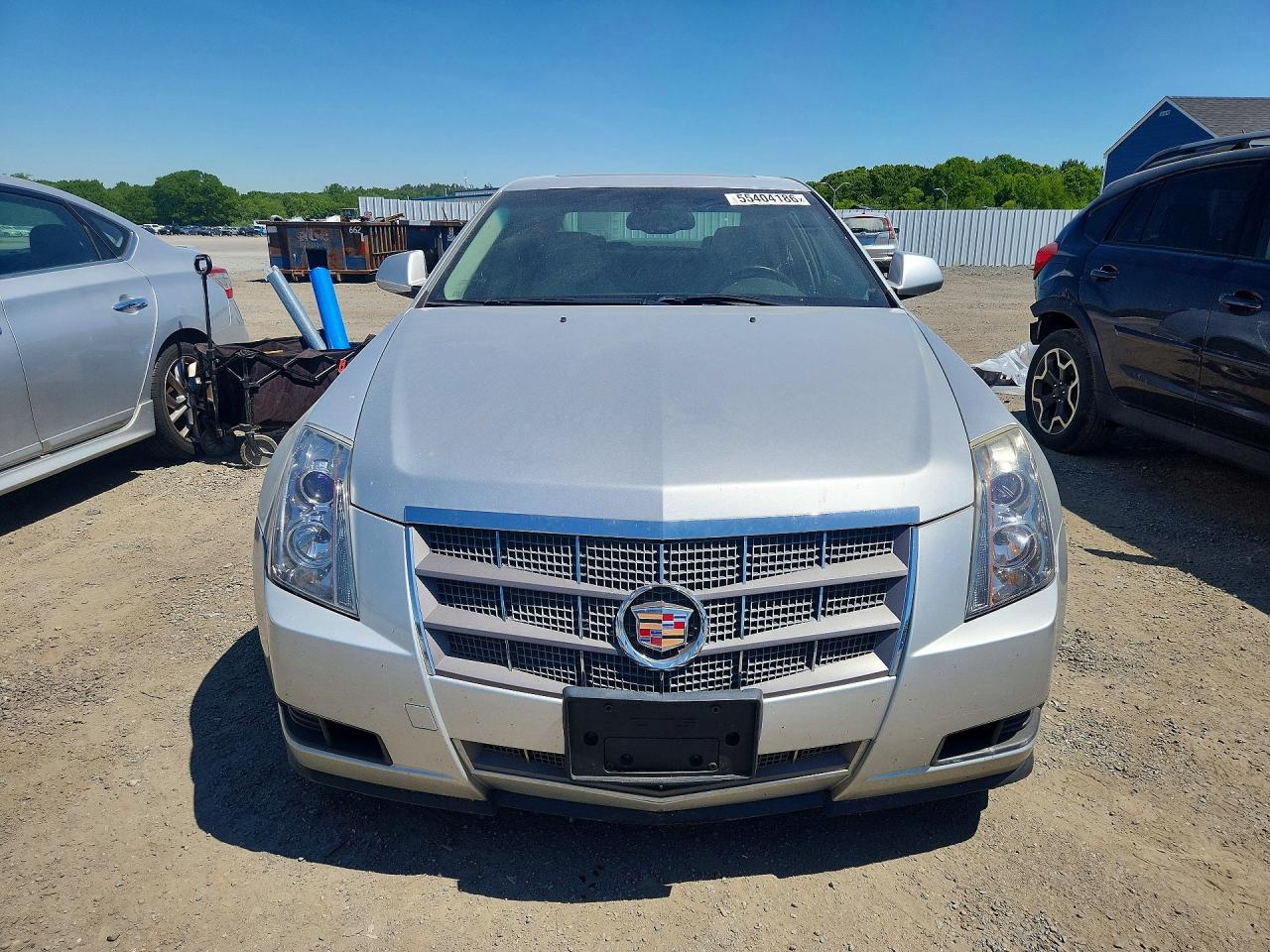 2009 Cadillac Cts Silver vin: 1G6DG577590128036