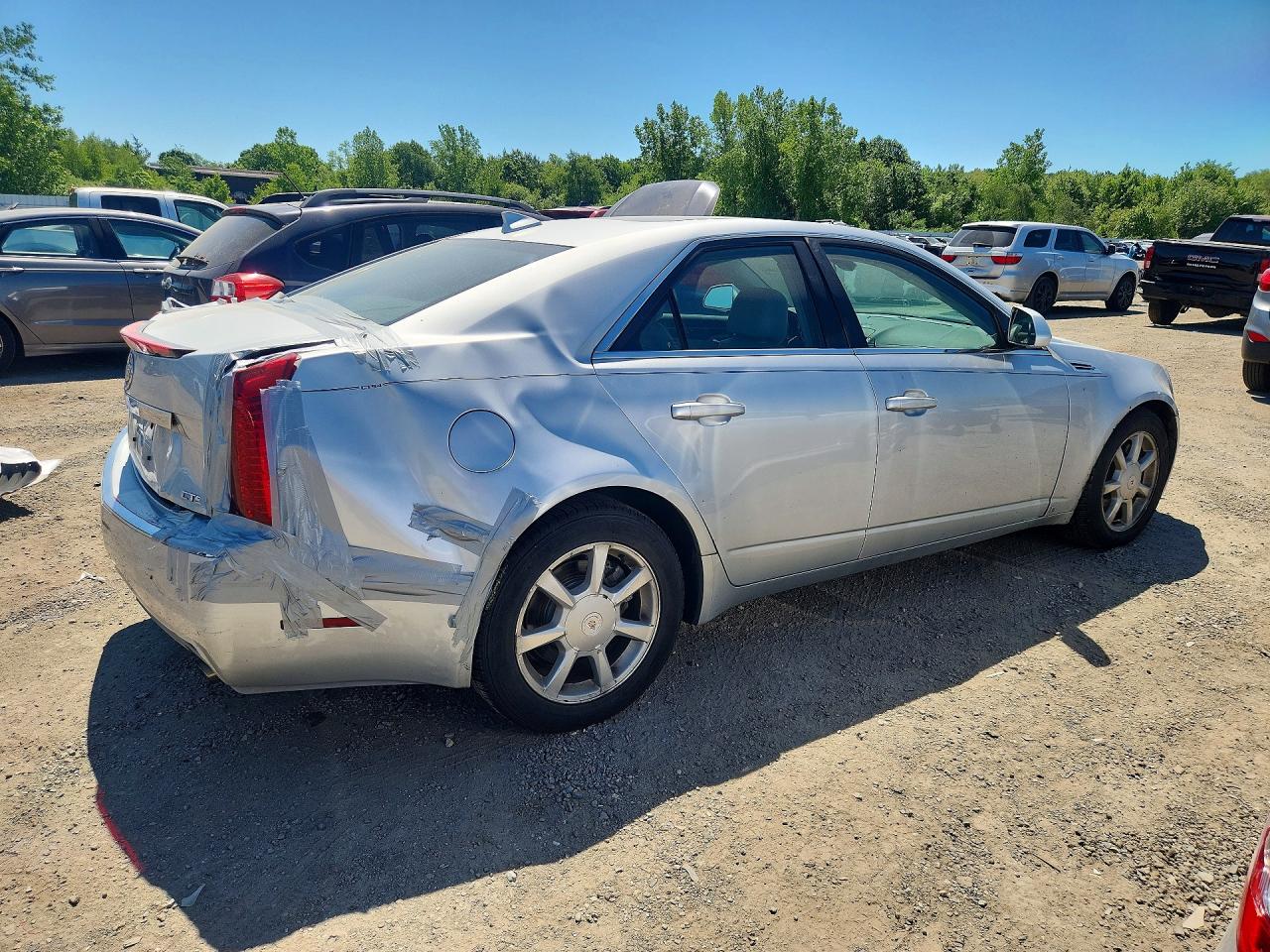 2009 Cadillac Cts Silver vin: 1G6DG577590128036