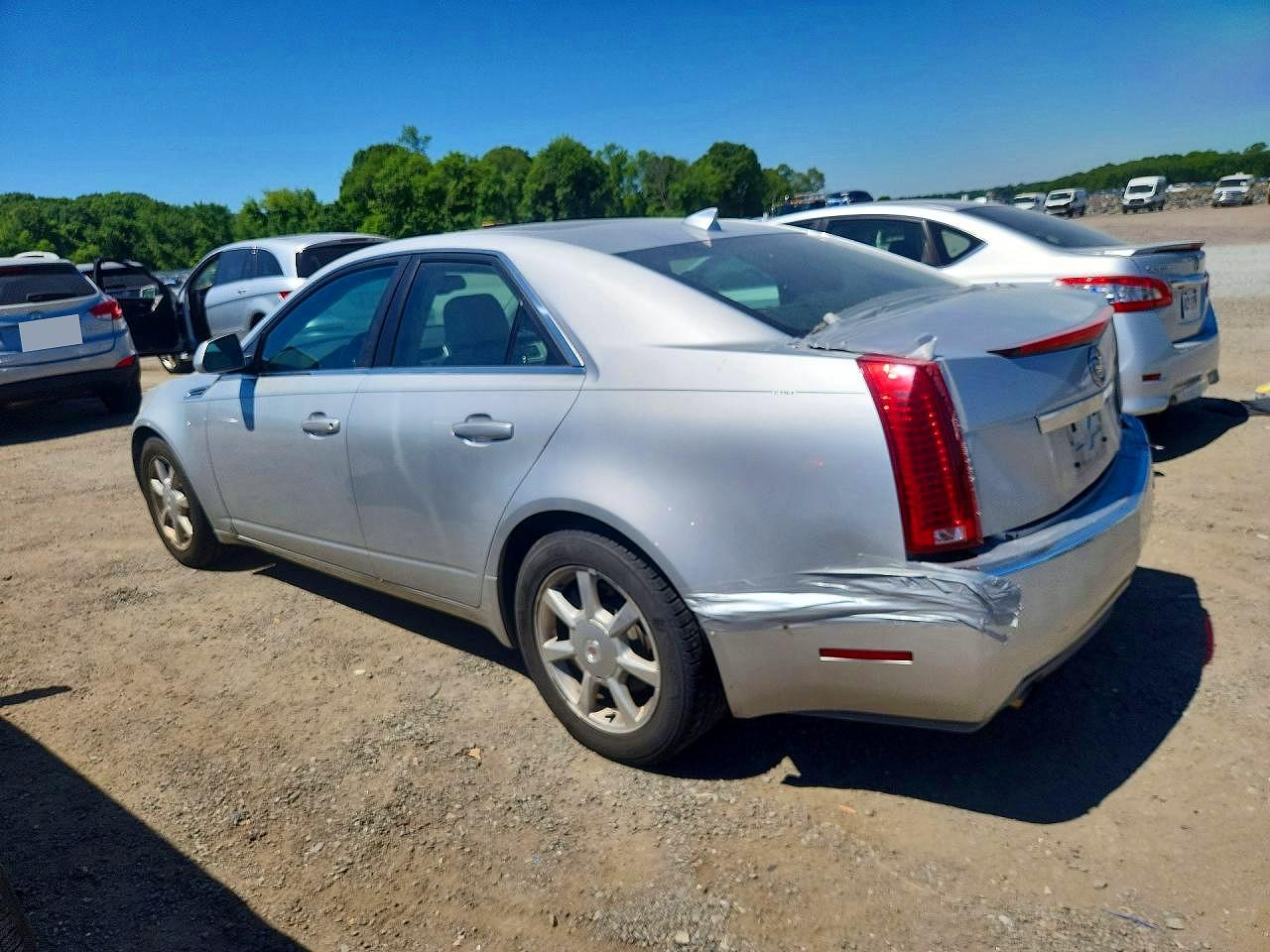 2009 Cadillac Cts Silver vin: 1G6DG577590128036