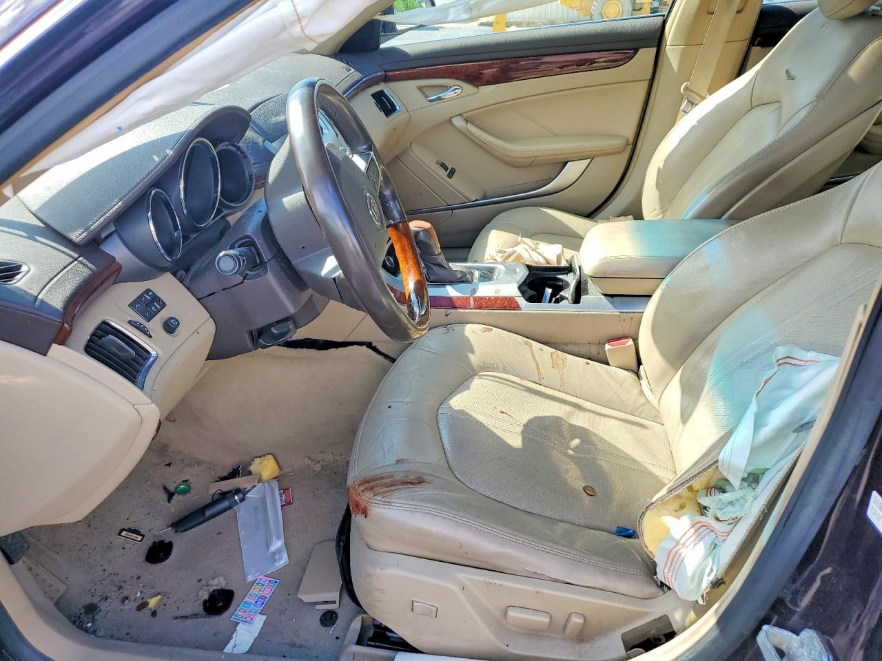 2008 Cadillac Cts Burgundy vin: 1G6DG577780165636
