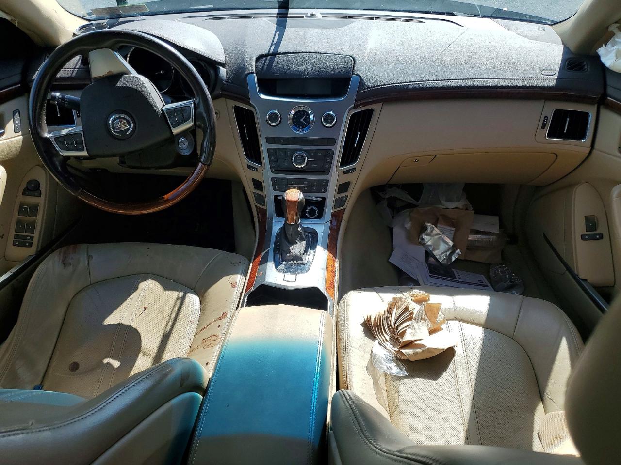 2008 Cadillac Cts Burgundy vin: 1G6DG577780165636