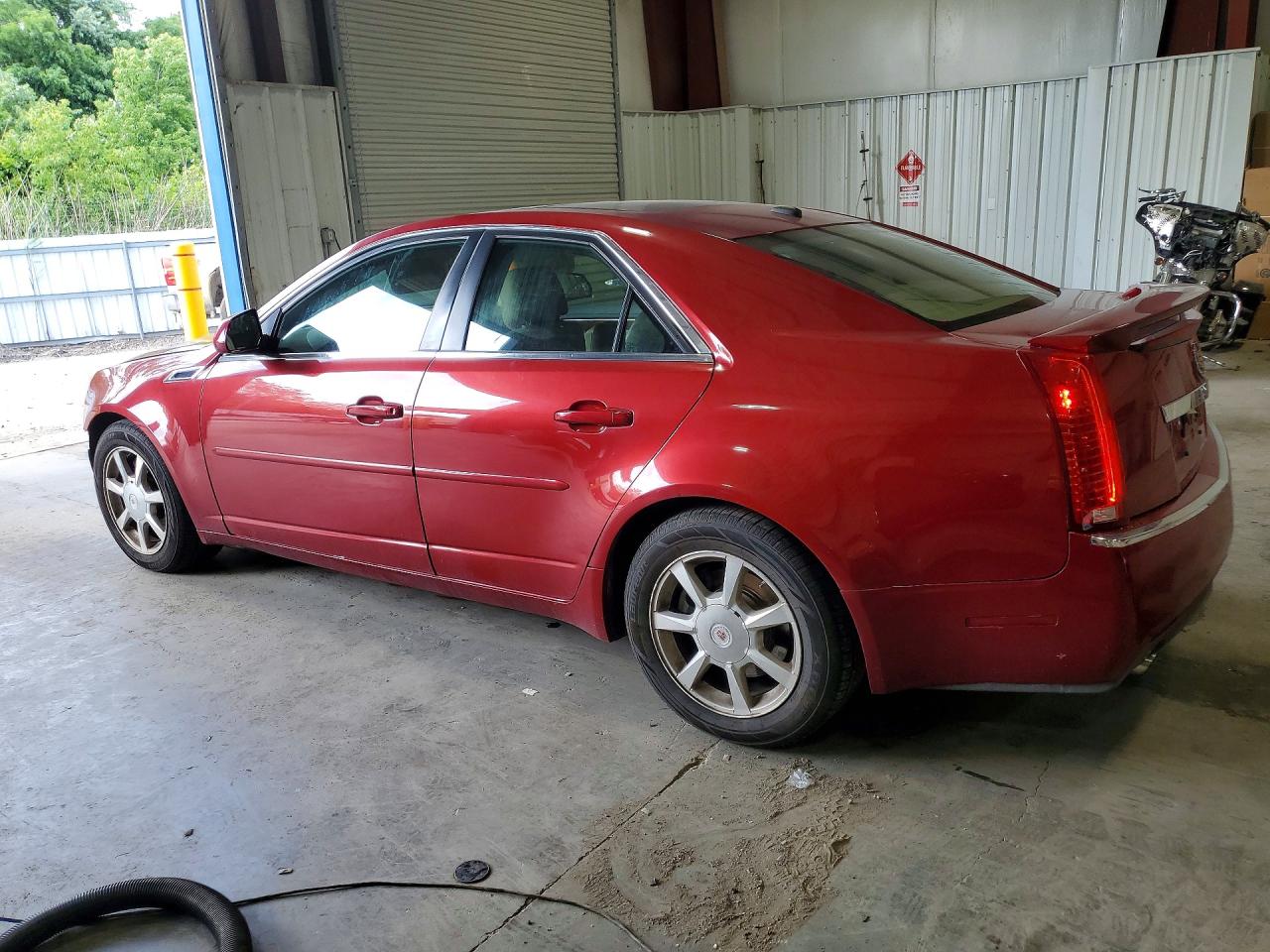 2008 Cadillac Cts Red vin: 1G6DG577880155391