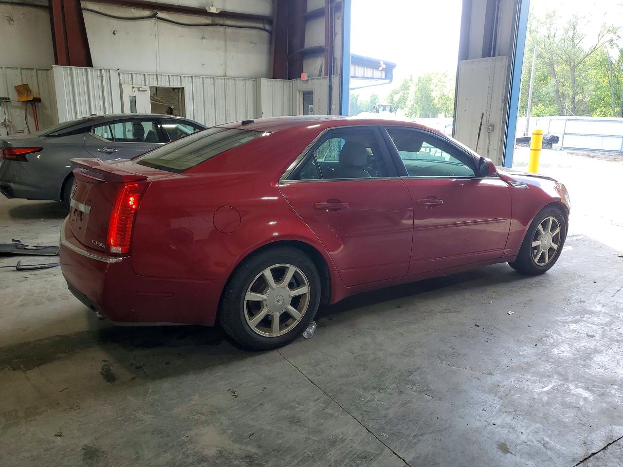 2008 Cadillac Cts Red vin: 1G6DG577880155391
