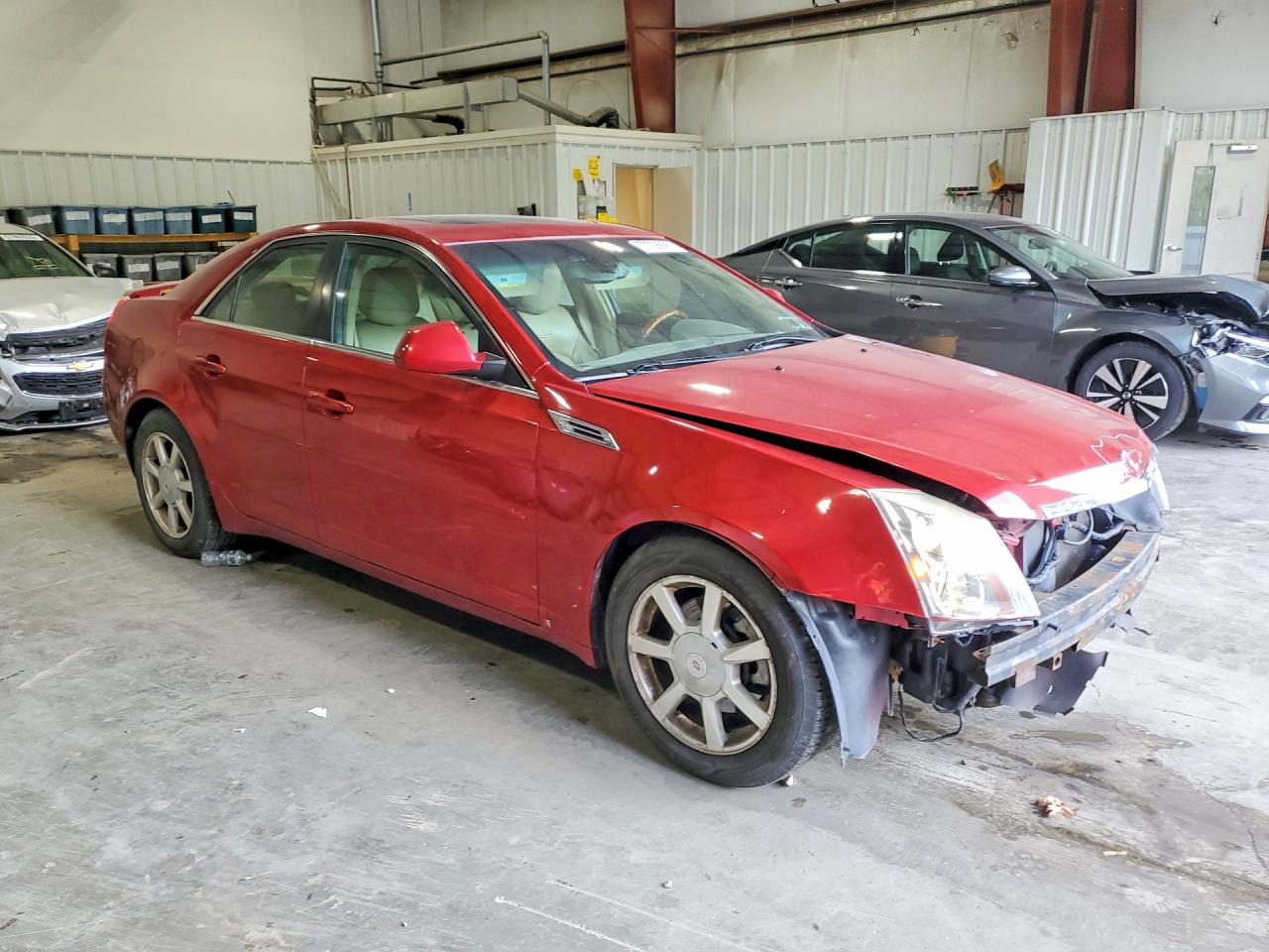 2008 Cadillac Cts Red vin: 1G6DG577880155391
