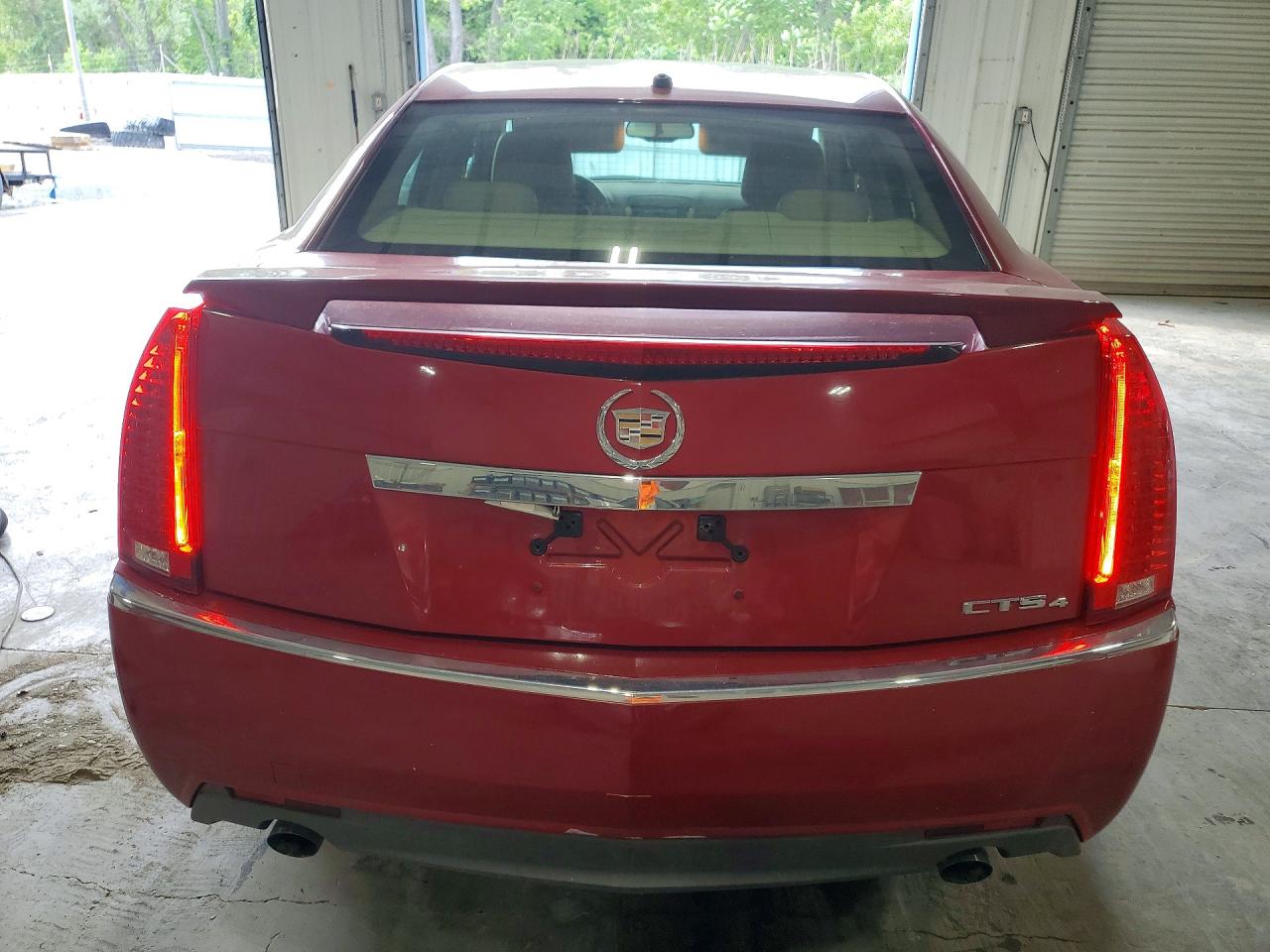 2008 Cadillac Cts Red vin: 1G6DG577880155391