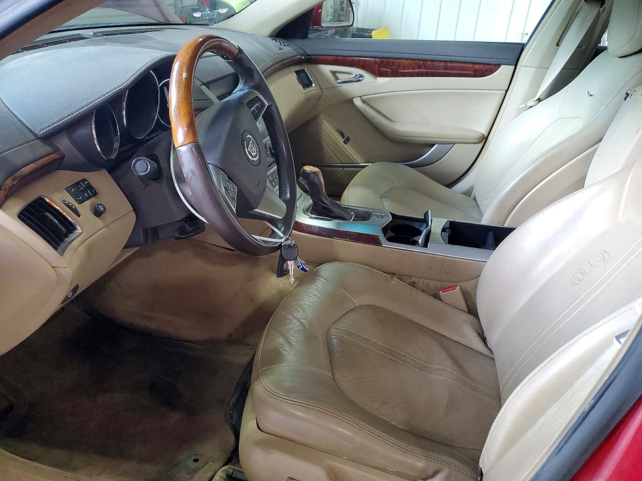 2008 Cadillac Cts Red vin: 1G6DG577880155391