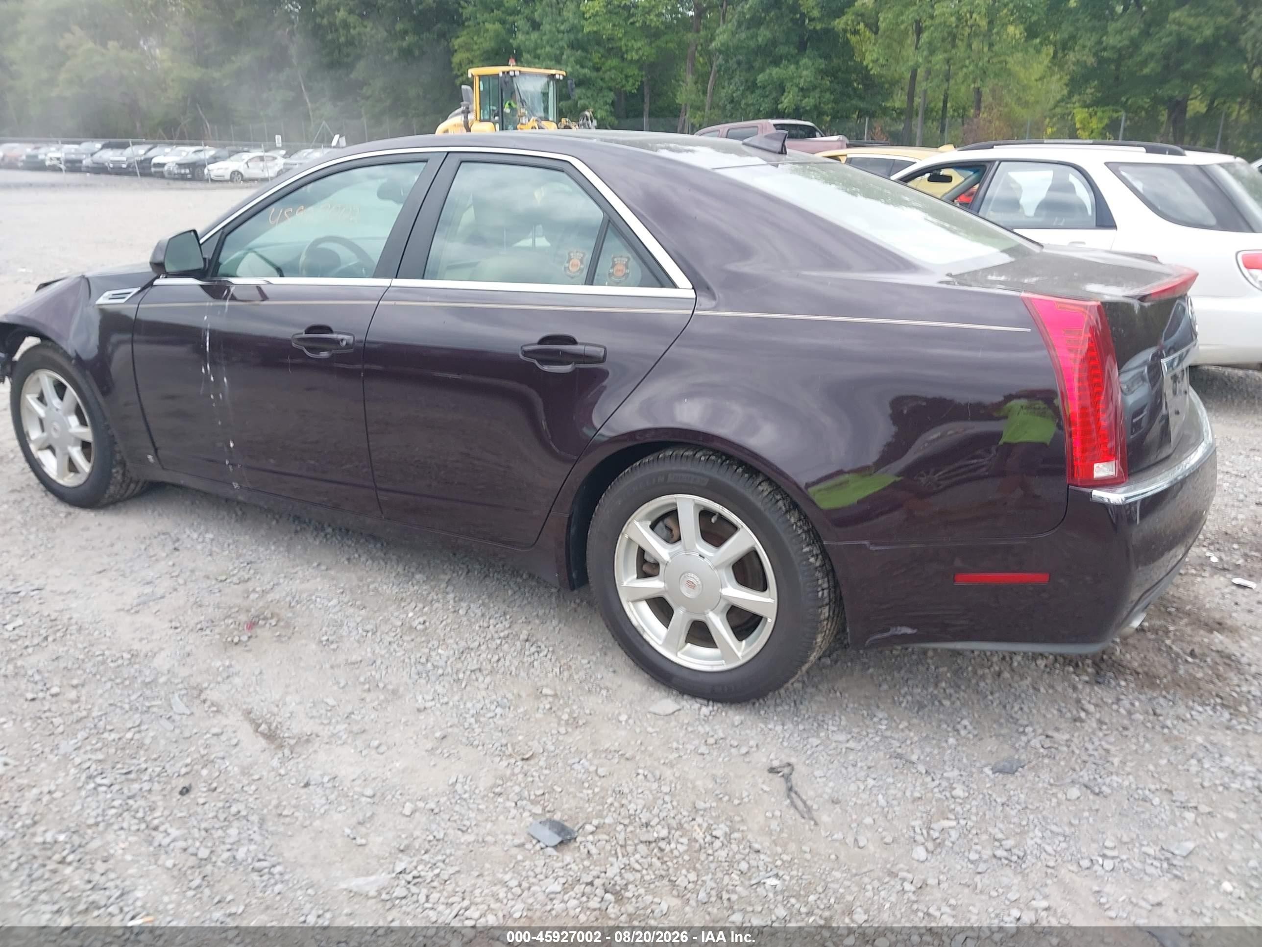 2009 Cadillac Cts Awd W/1sa Maroon vin: 1G6DG577890102031