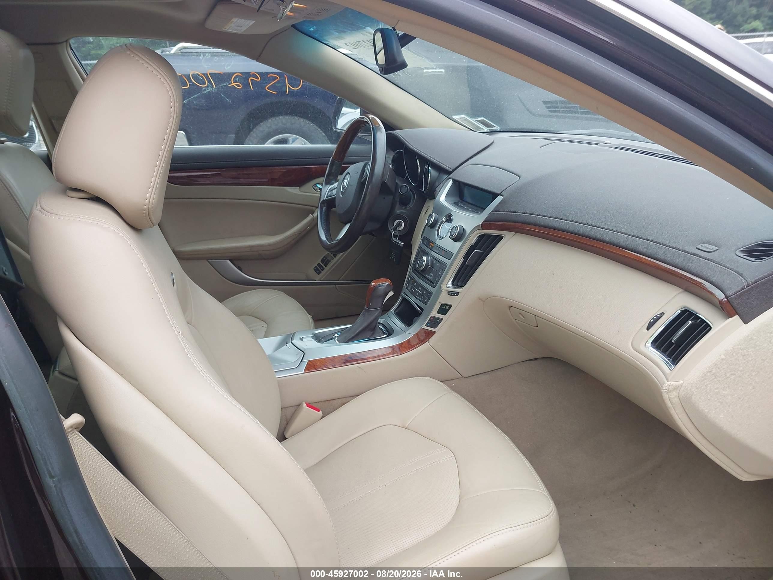 2009 Cadillac Cts Awd W/1sa Maroon vin: 1G6DG577890102031